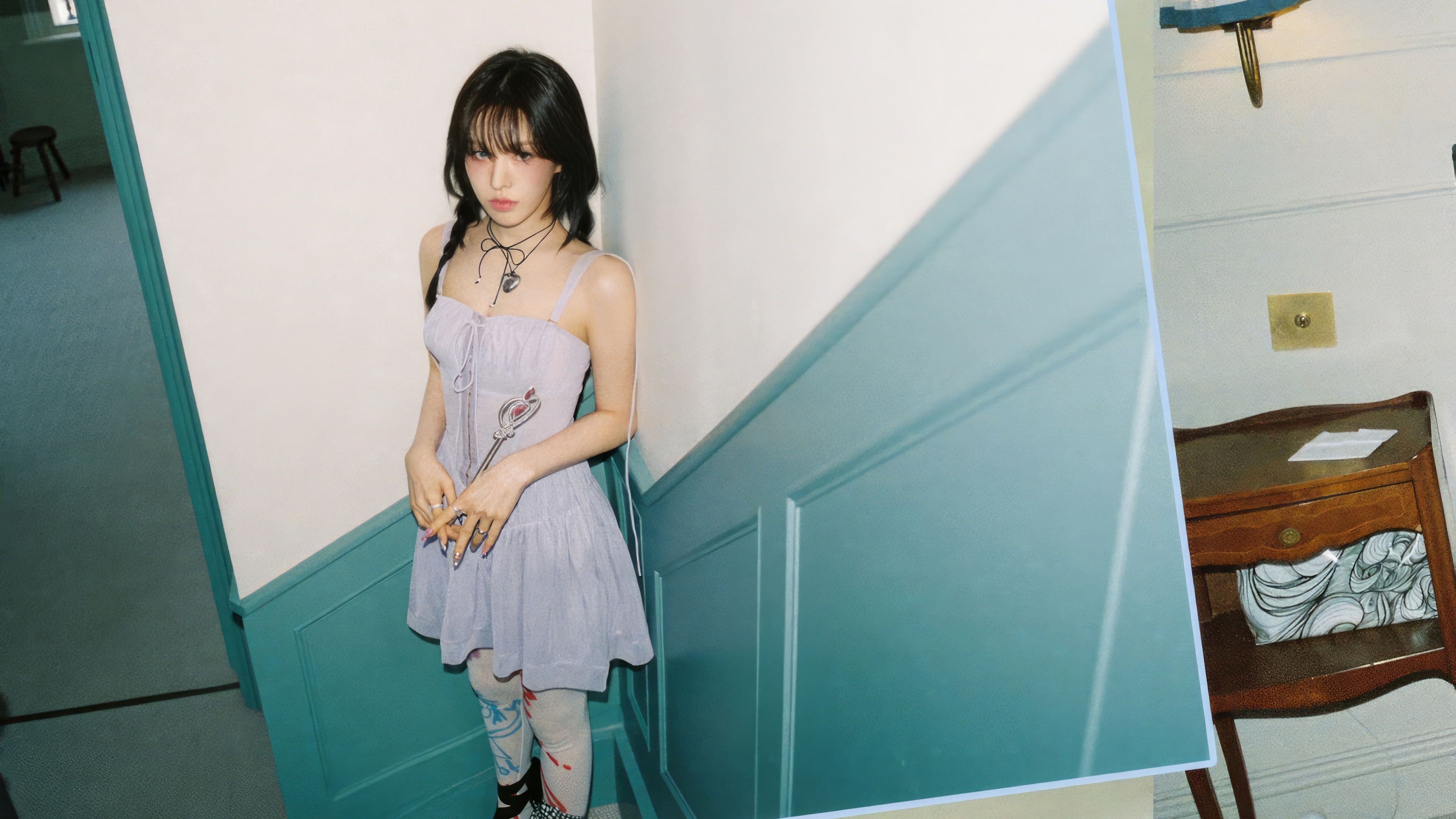 Wendy from Red Velvet holding a wand HD Wallpaper