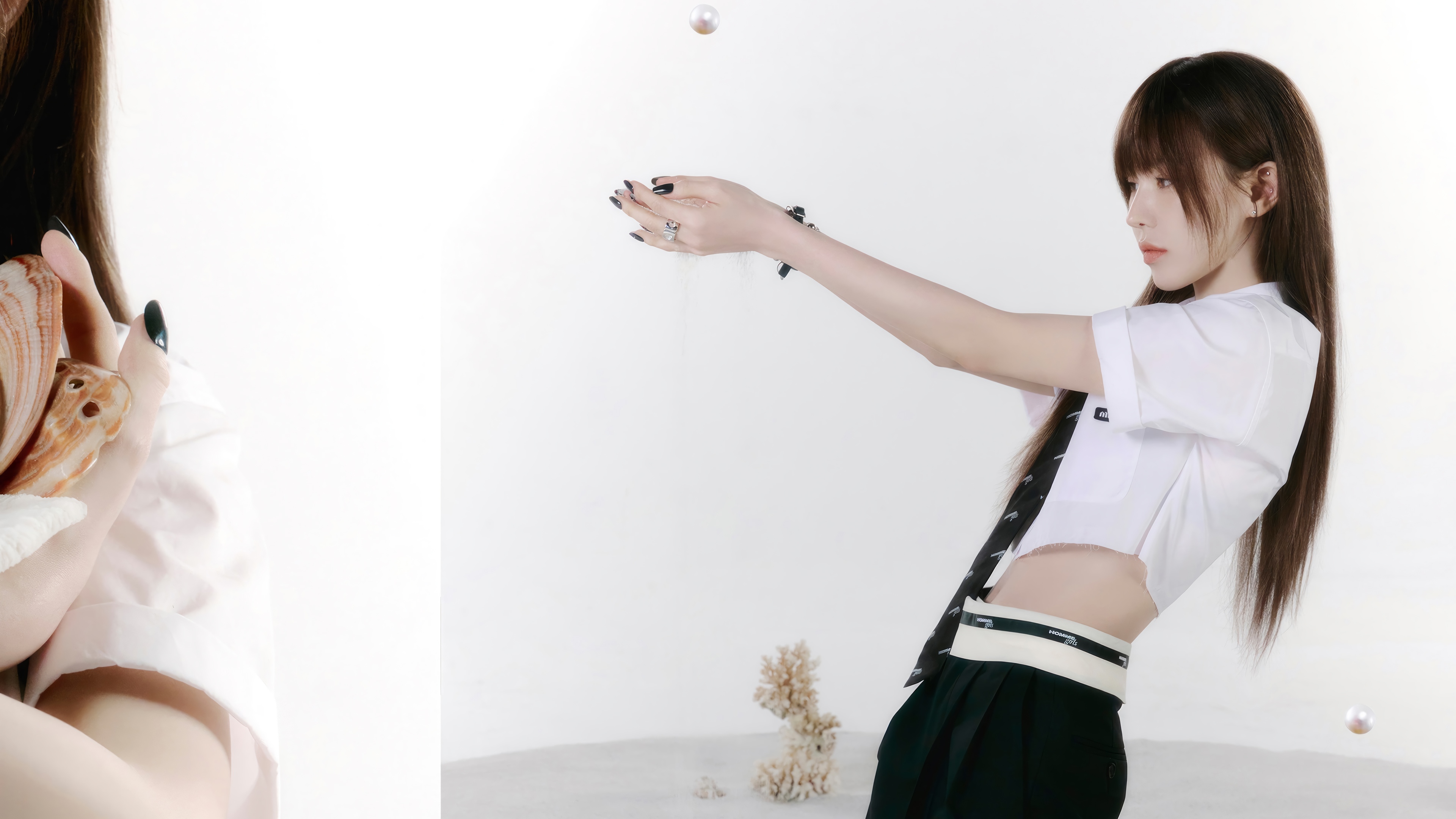 Wendy from Red Velvet with a seashell HD Wallpaper