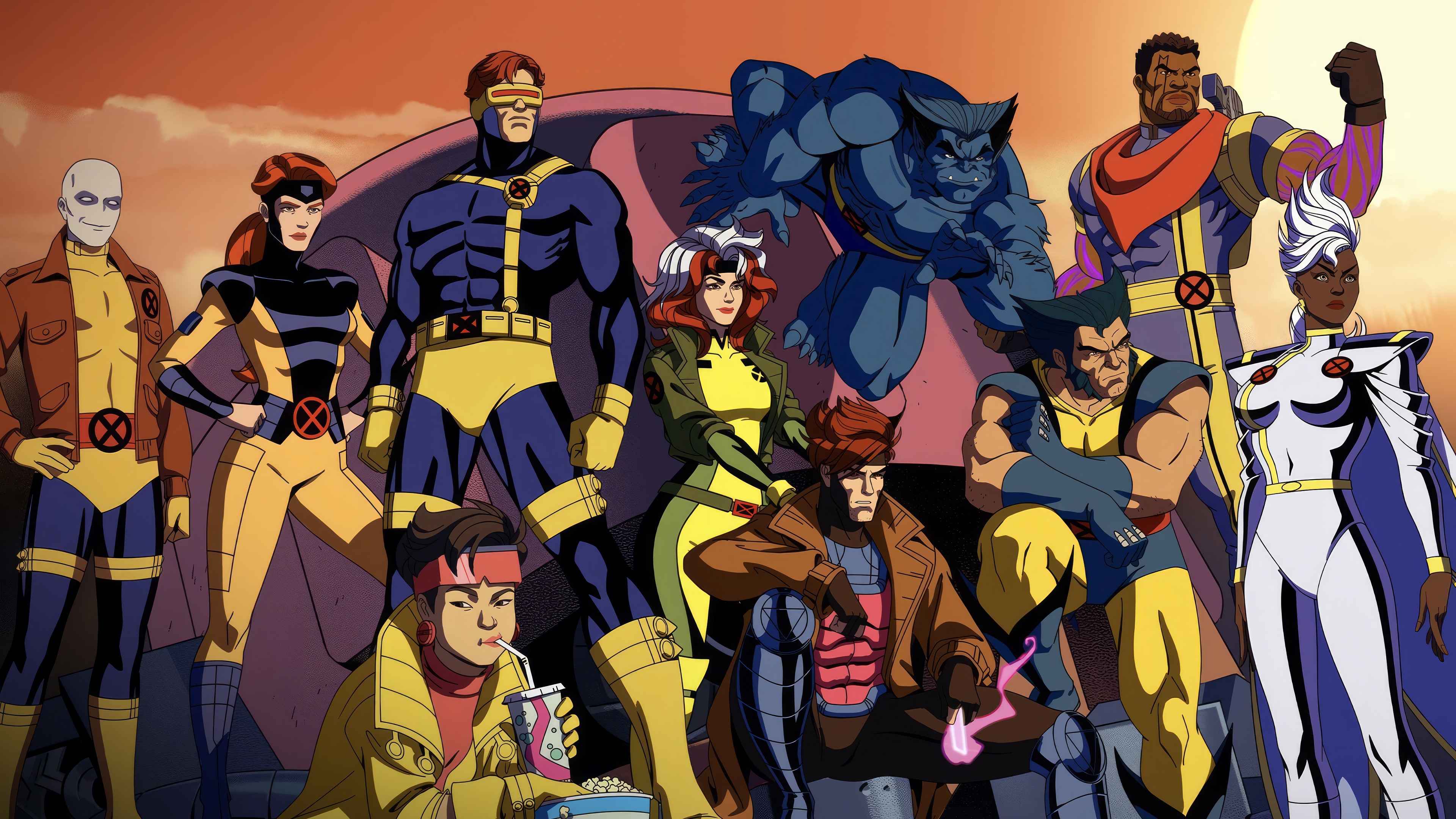 X-Men 97 4K Cartoon HD Wallpaper