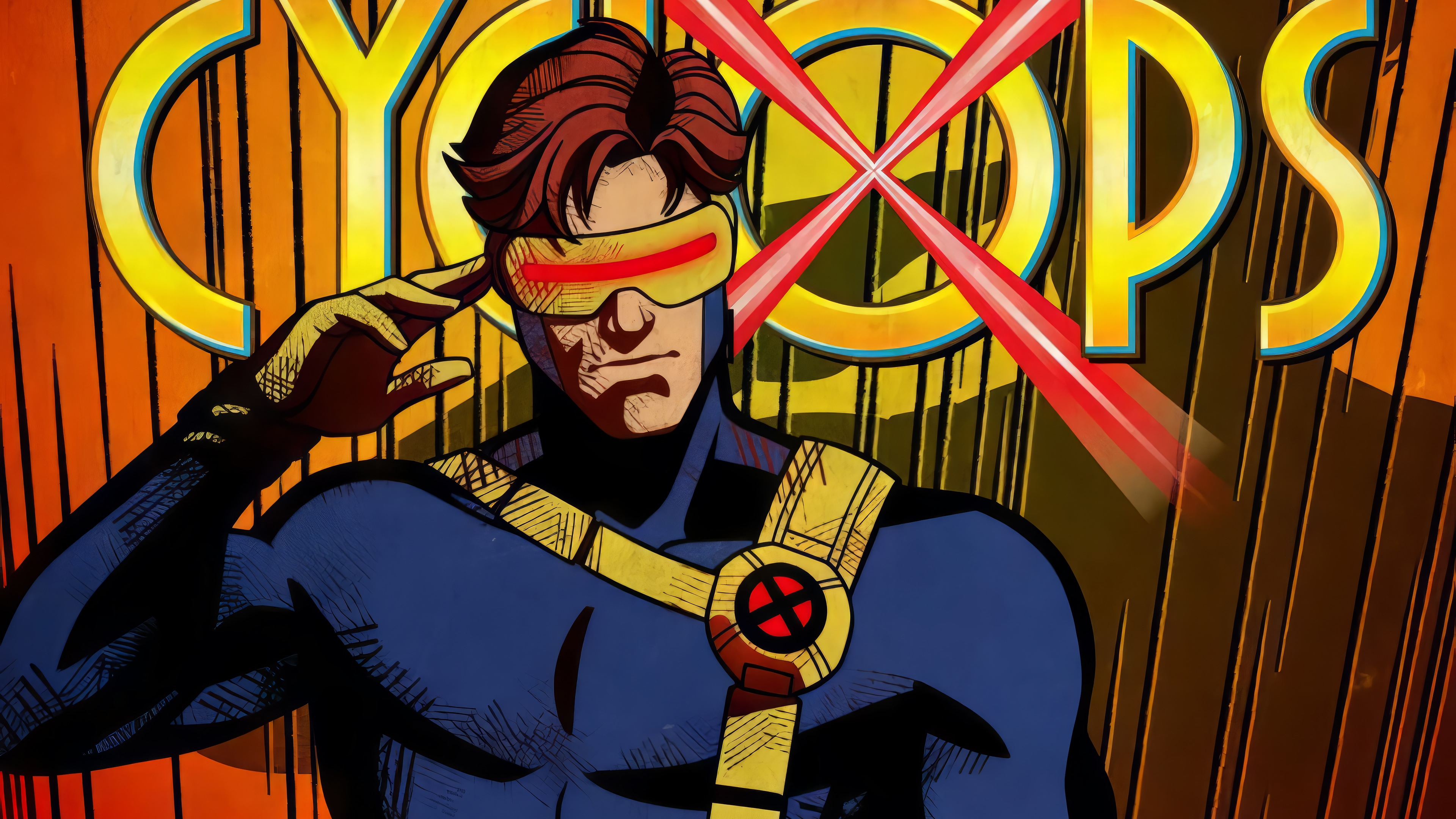 Cyclops from X-Men 97 4K HD Wallpaper