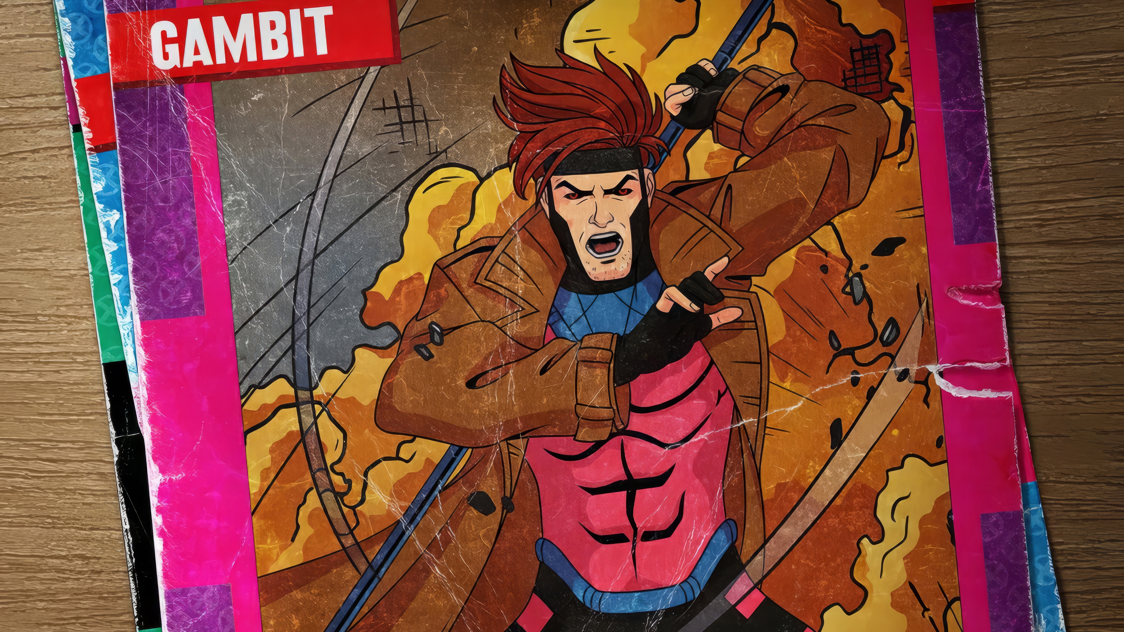 Gambit from X-Men 97 4K HD Wallpaper
