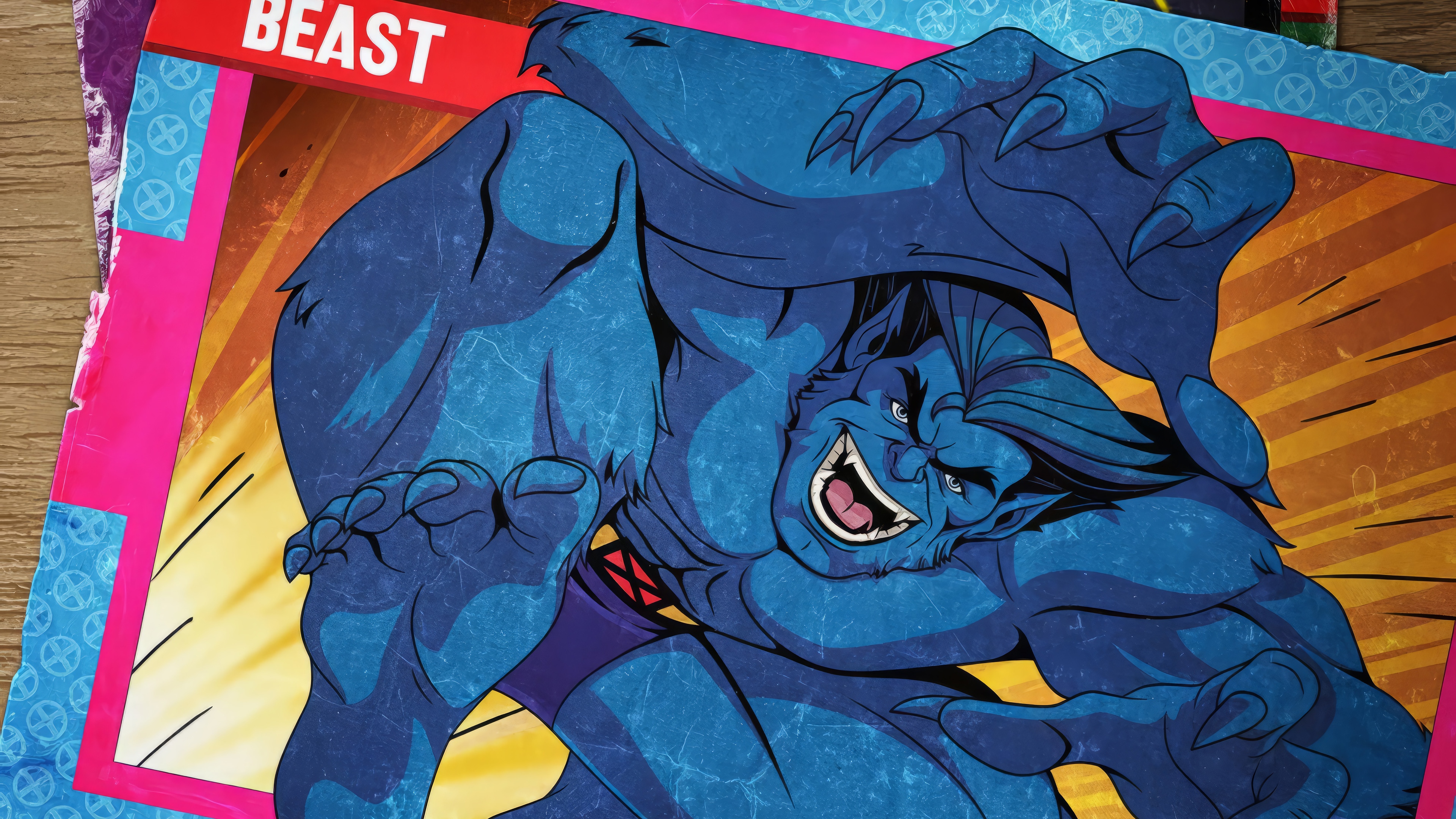 Beast from X-Men 97 4K HD Wallpaper
