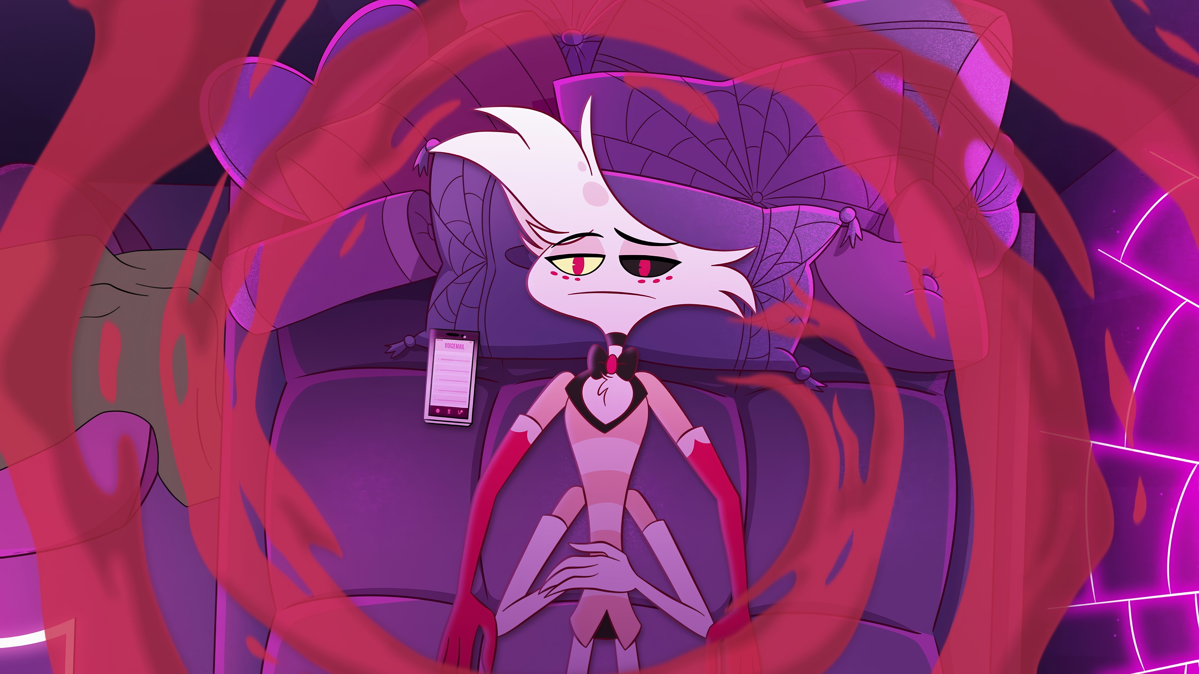 Angel Dust in Hazbin Hotel 4K HD Wallpaper