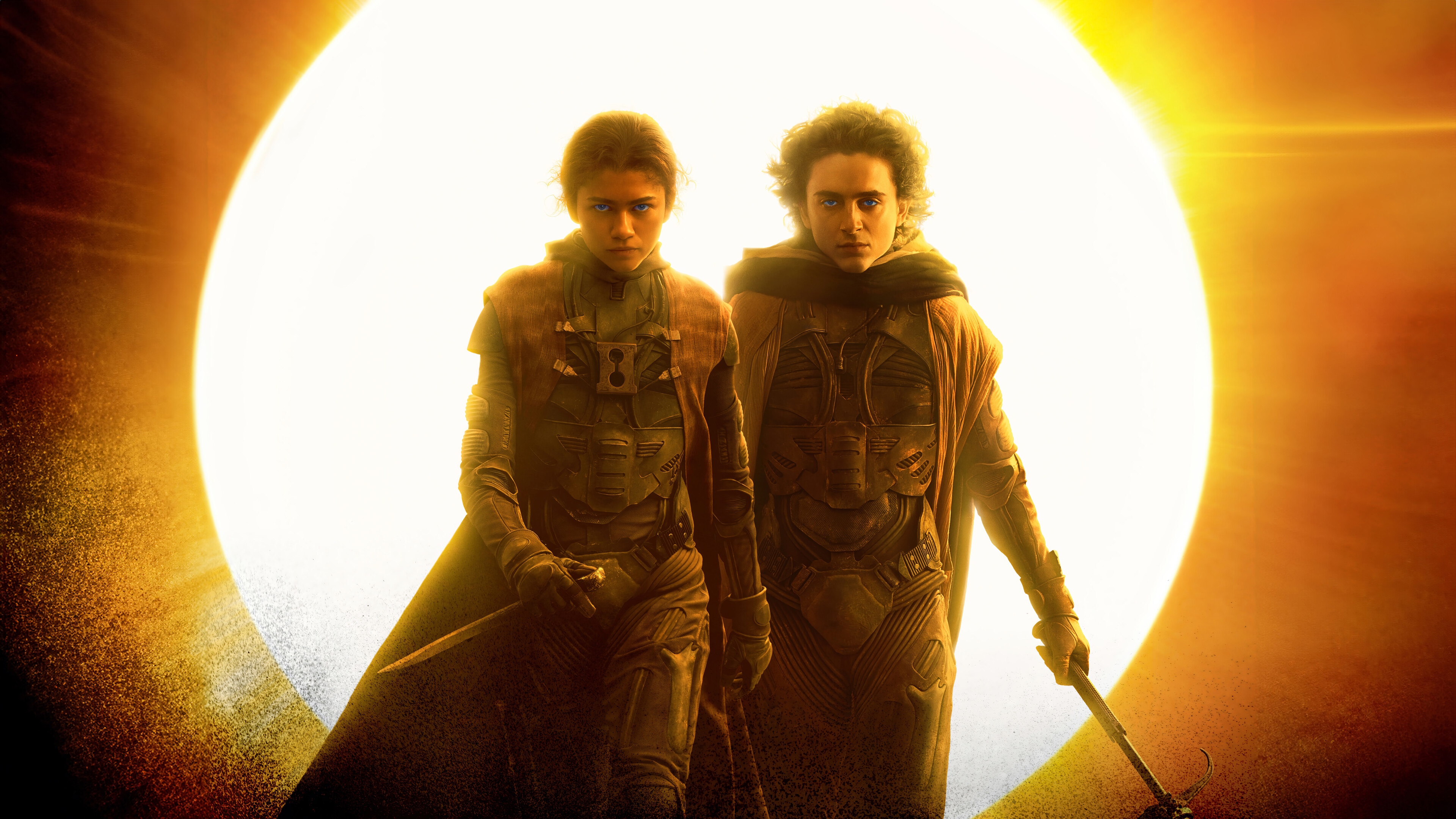 Dune: Part 2 Zendaya and Timothee Chalamet 4K HD Wallpaper