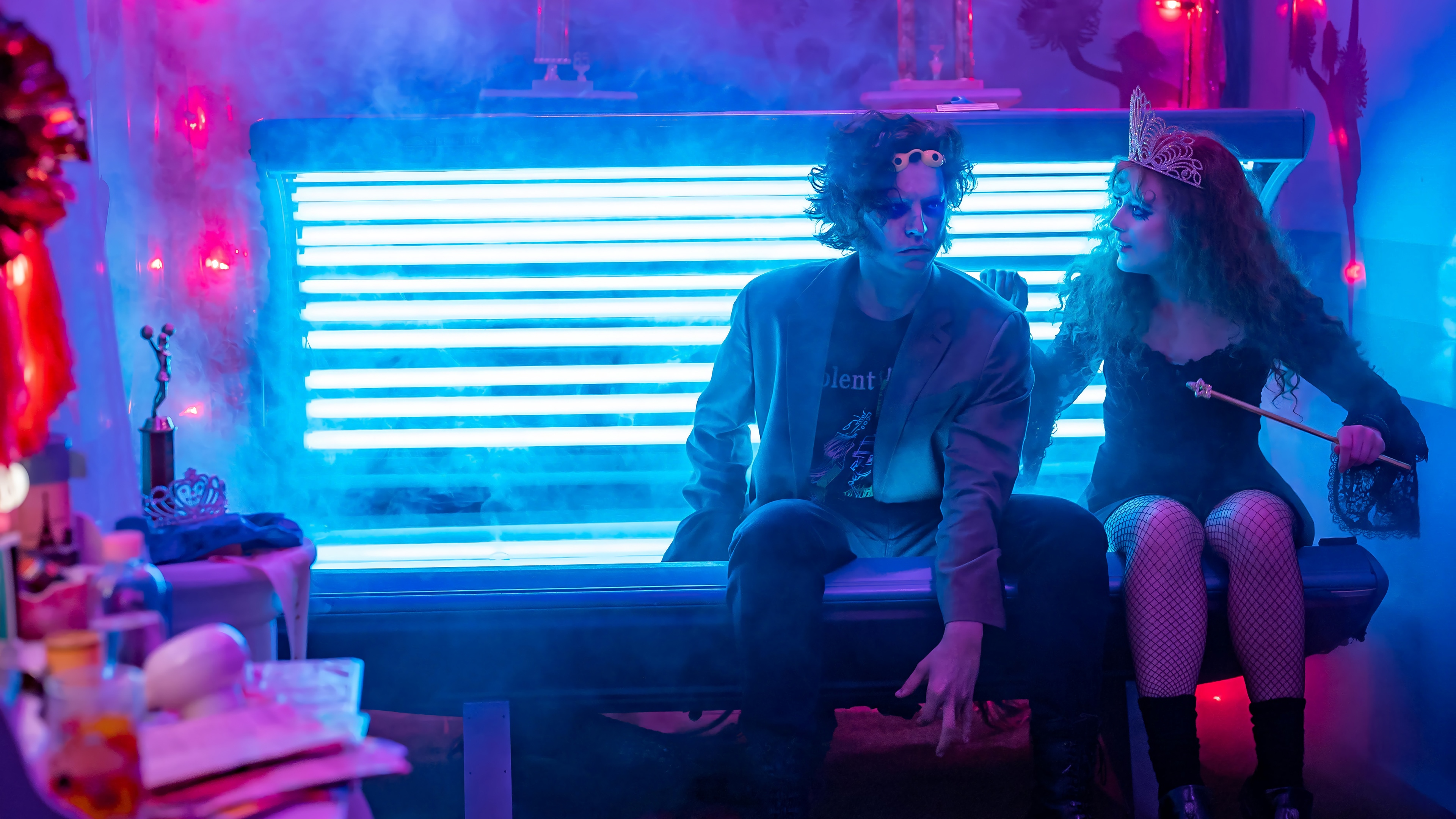 Lisa Frankenstein and Cole Sprouse in 4K HD Wallpaper