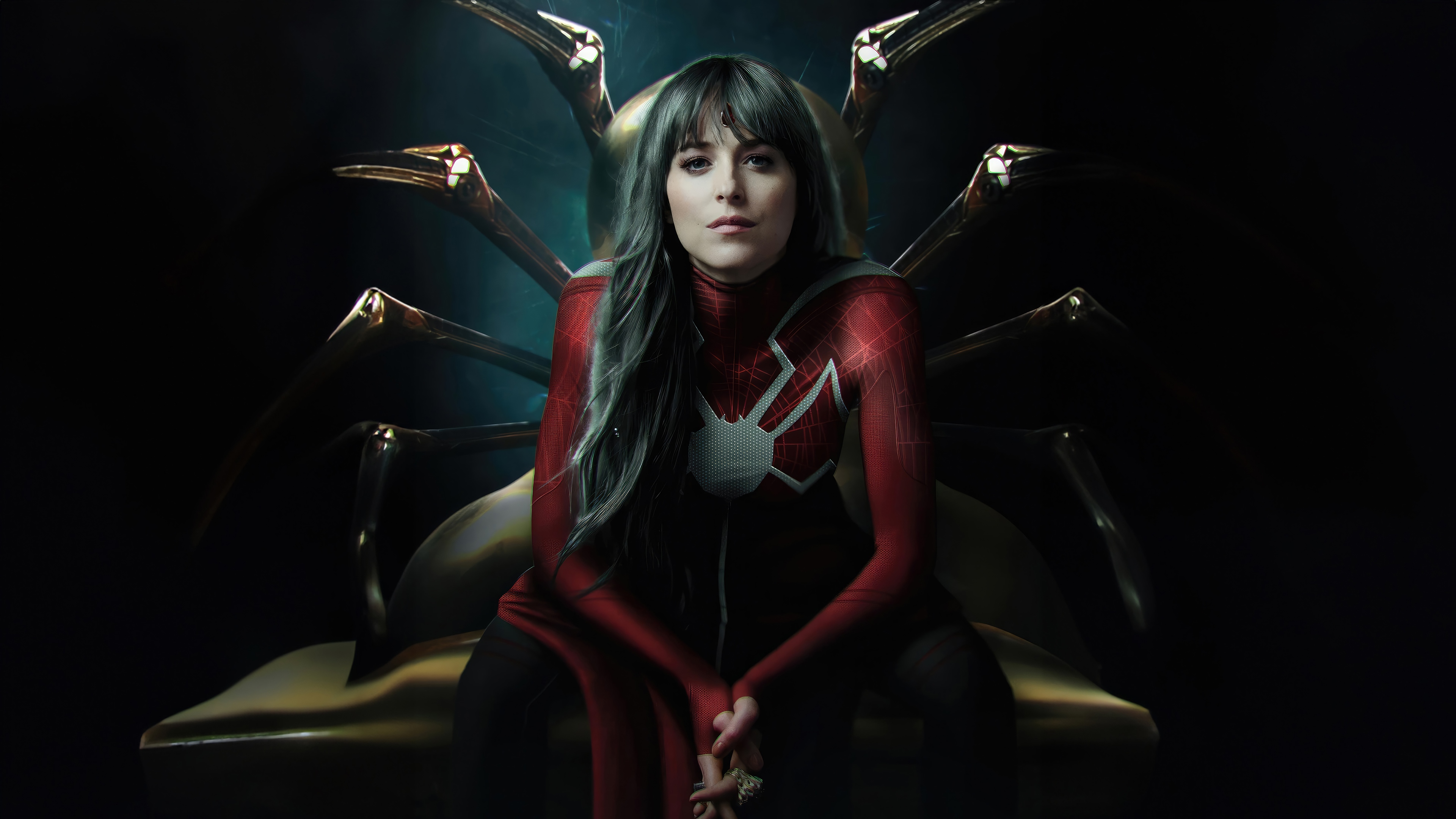 Dakota Johnson as Madame Web in 4K HD Wallpaper