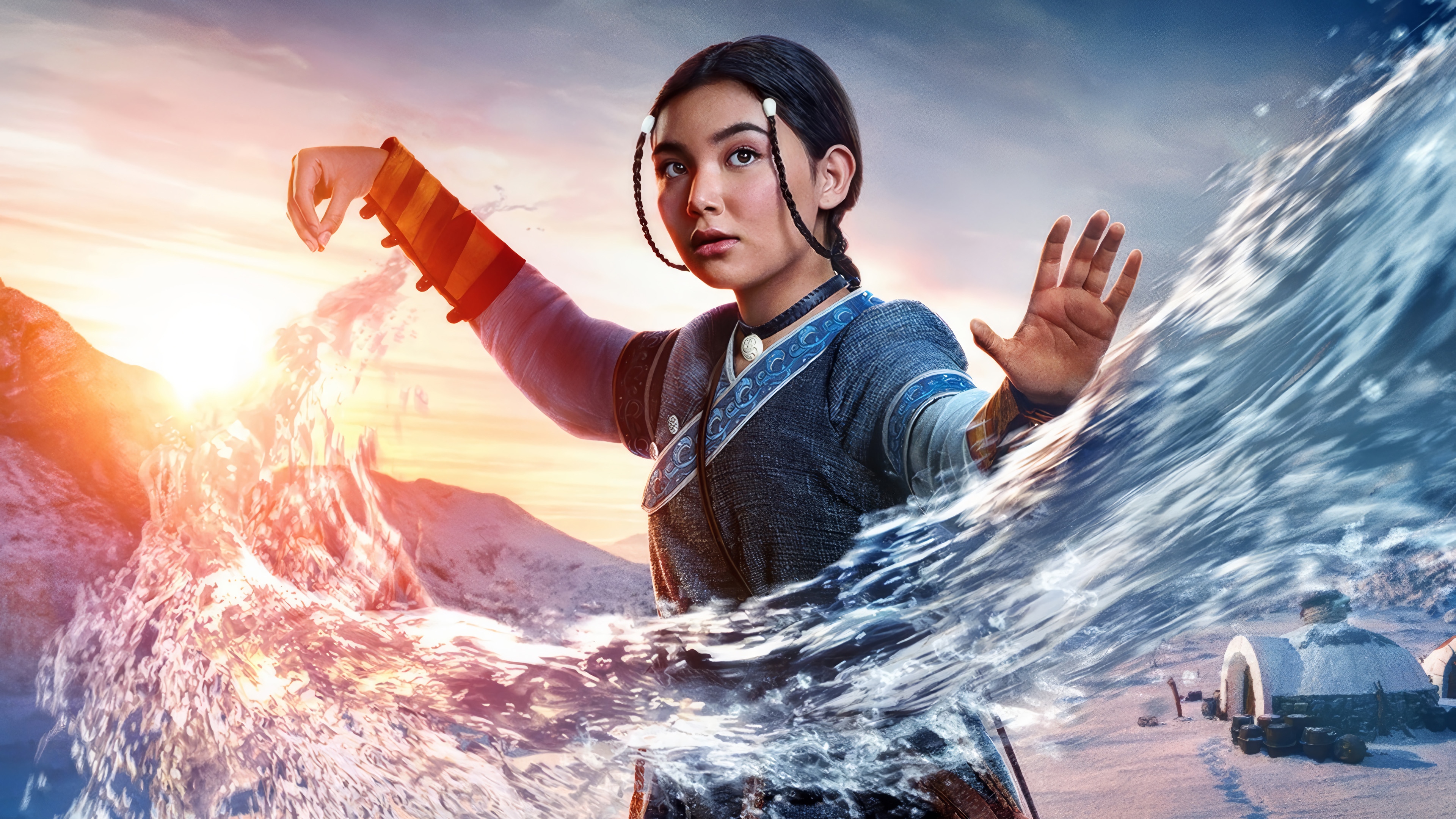 Katara from Avatar: The Last Airbender in 4K HD Wallpaper