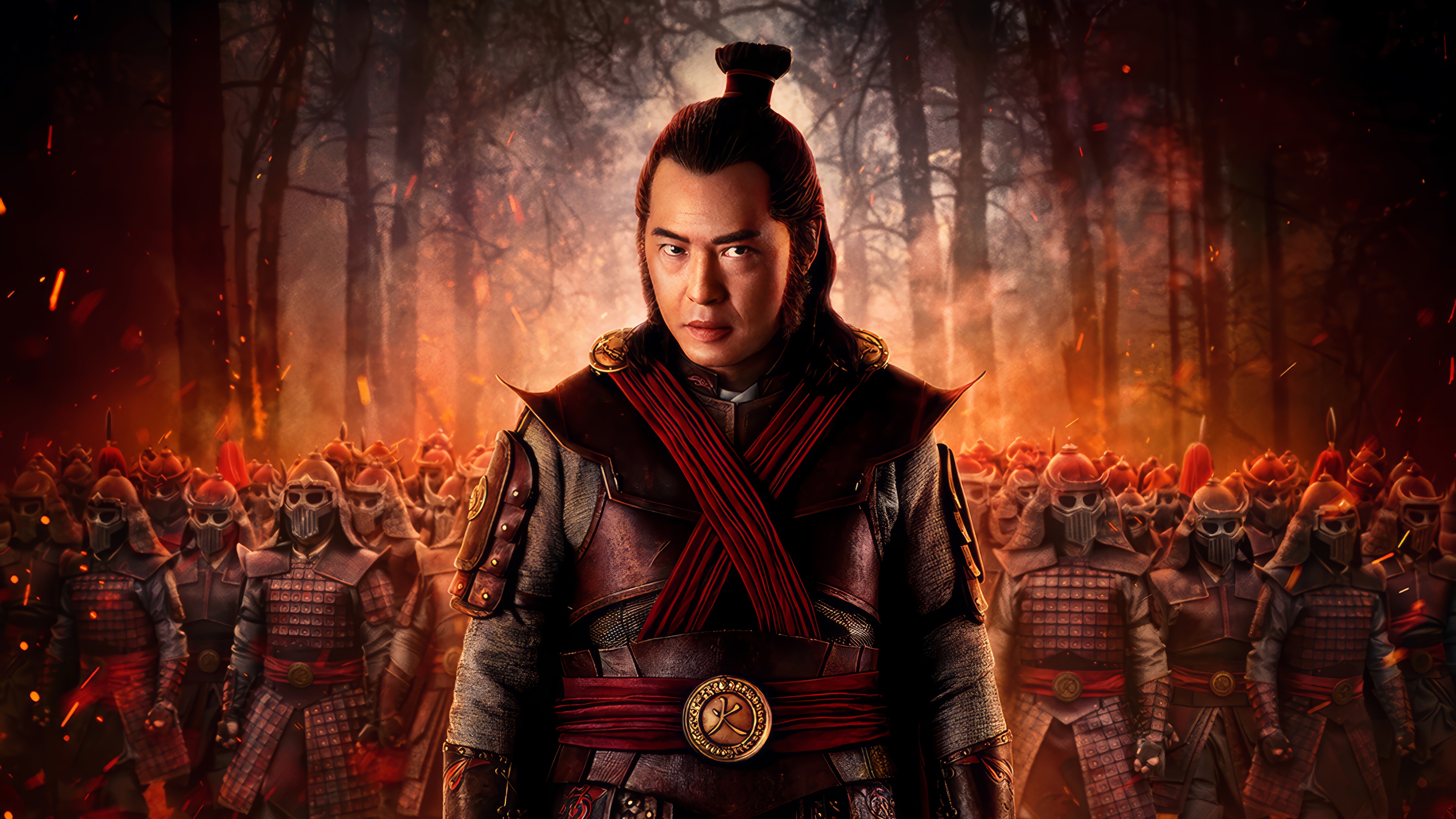 Commander Zhao and Fire Nation Soldiers 4K HD Wallpaper