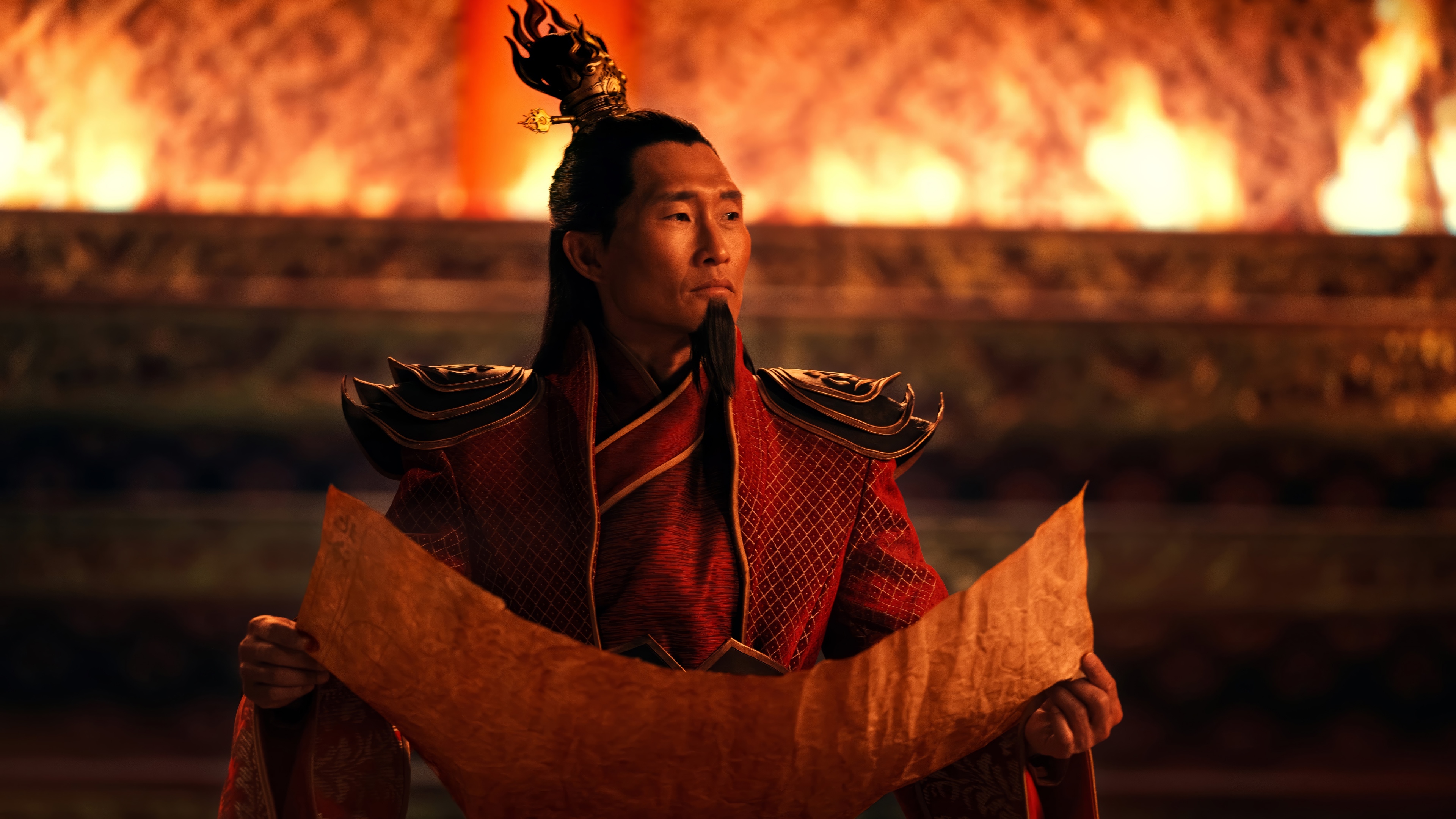 Fire Lord Ozai in Avatar: The Last Airbender 4K HD Wallpaper