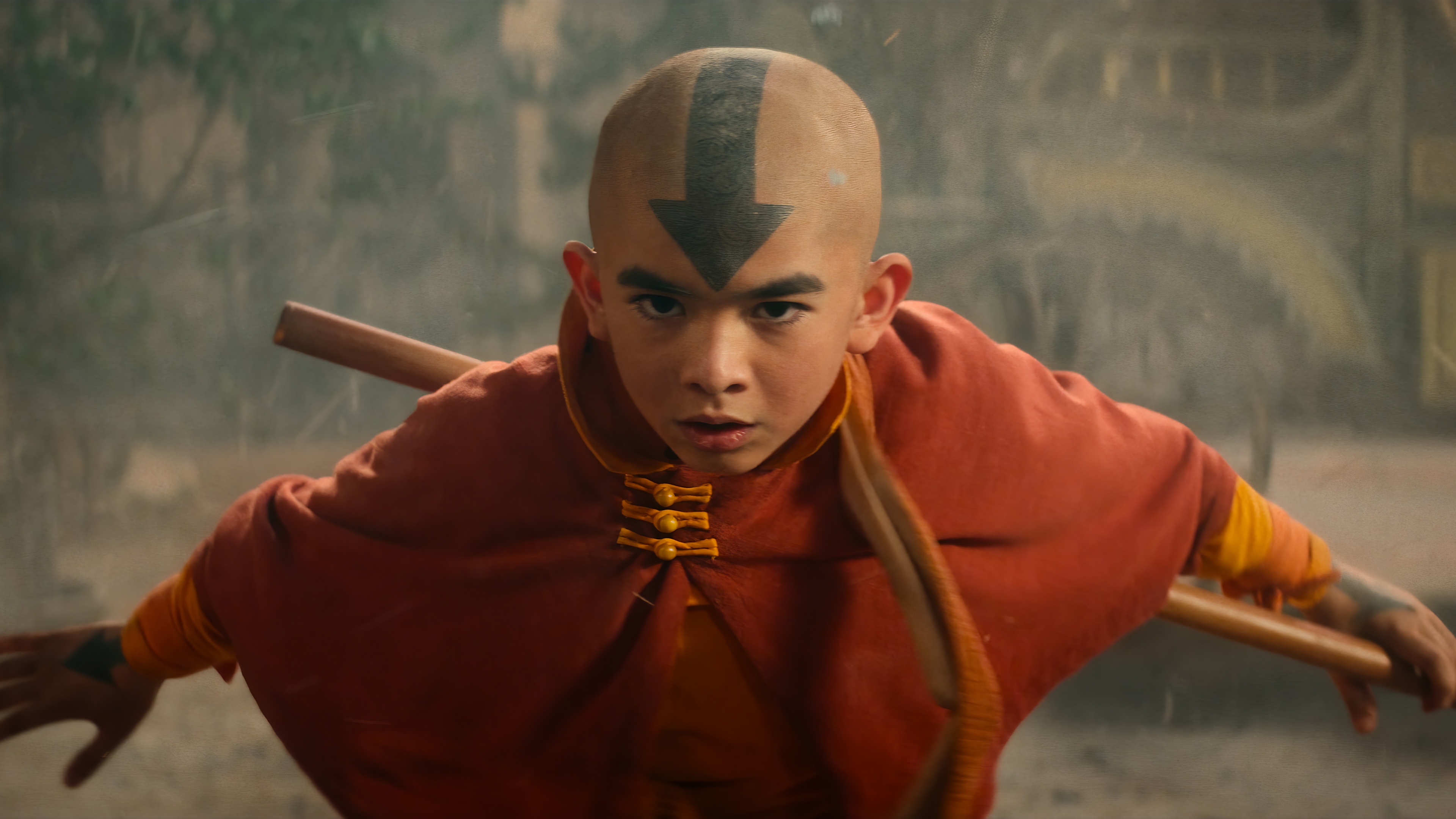 Aang from Avatar: The Last Airbender in 4K HD Wallpaper