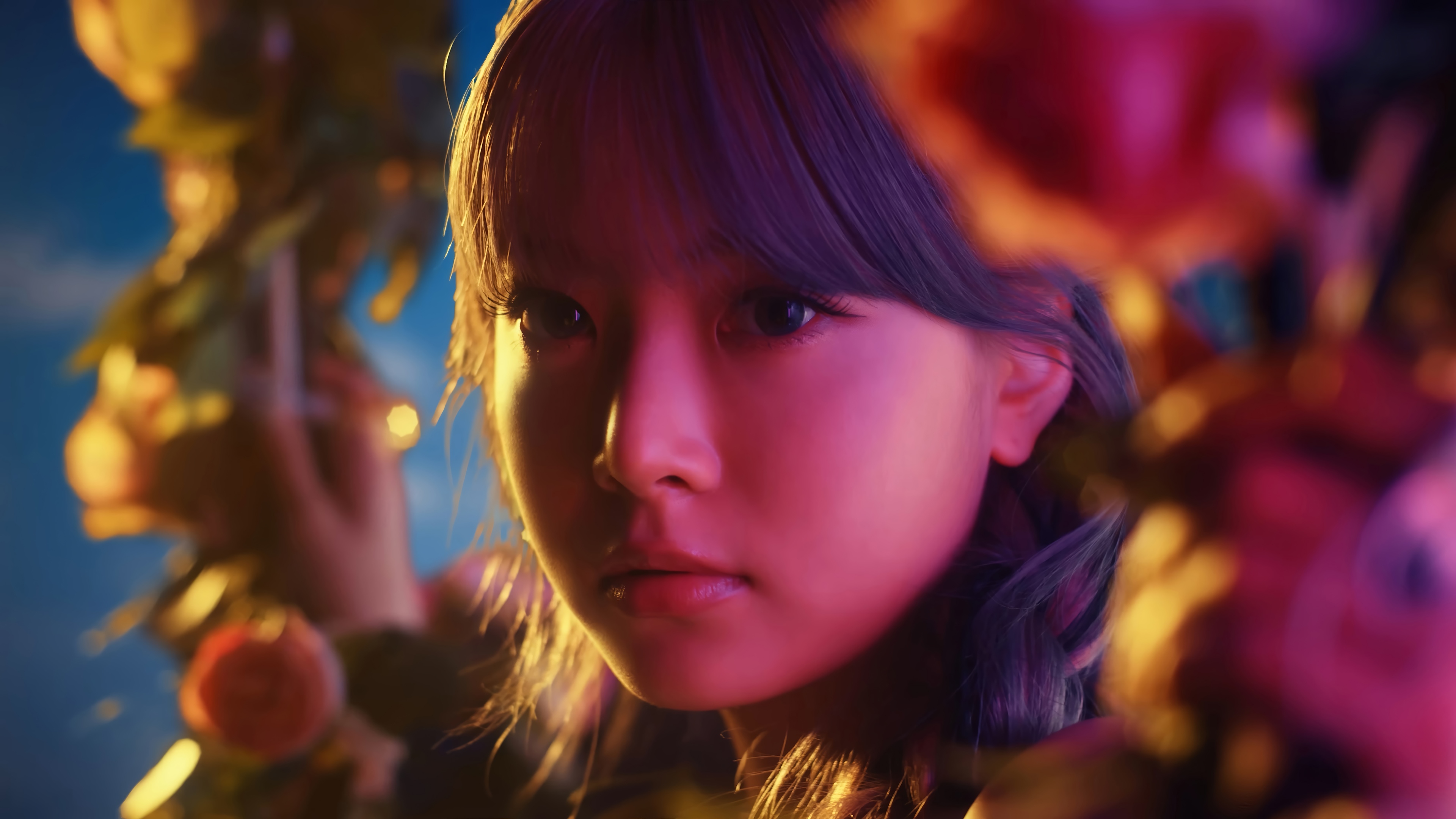 Hong Eunchae of LE SSERAFIM in 4K HD Wallpaper