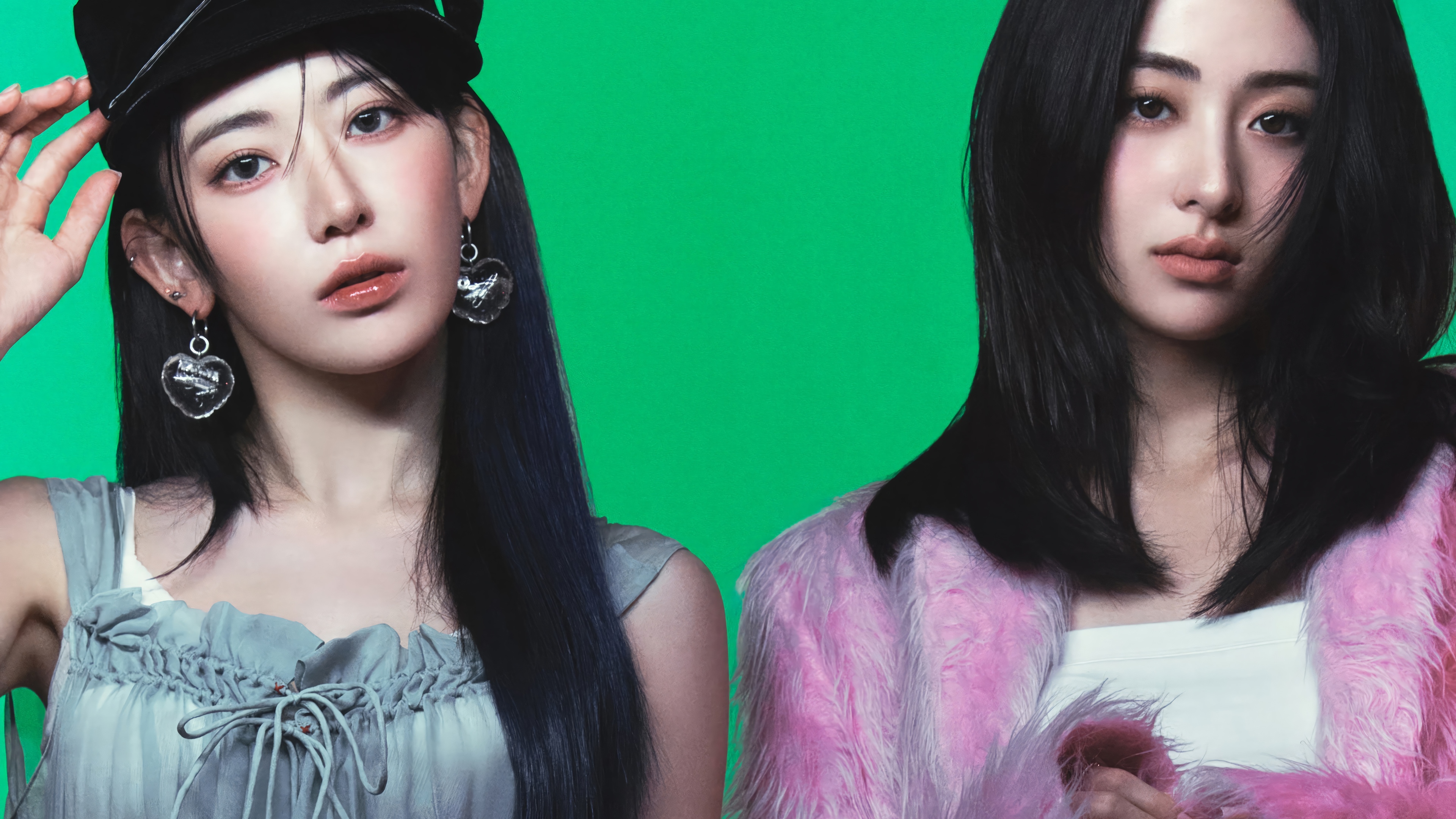 LE SSERAFIM Sakura and Yunjin in 4K HD Wallpaper