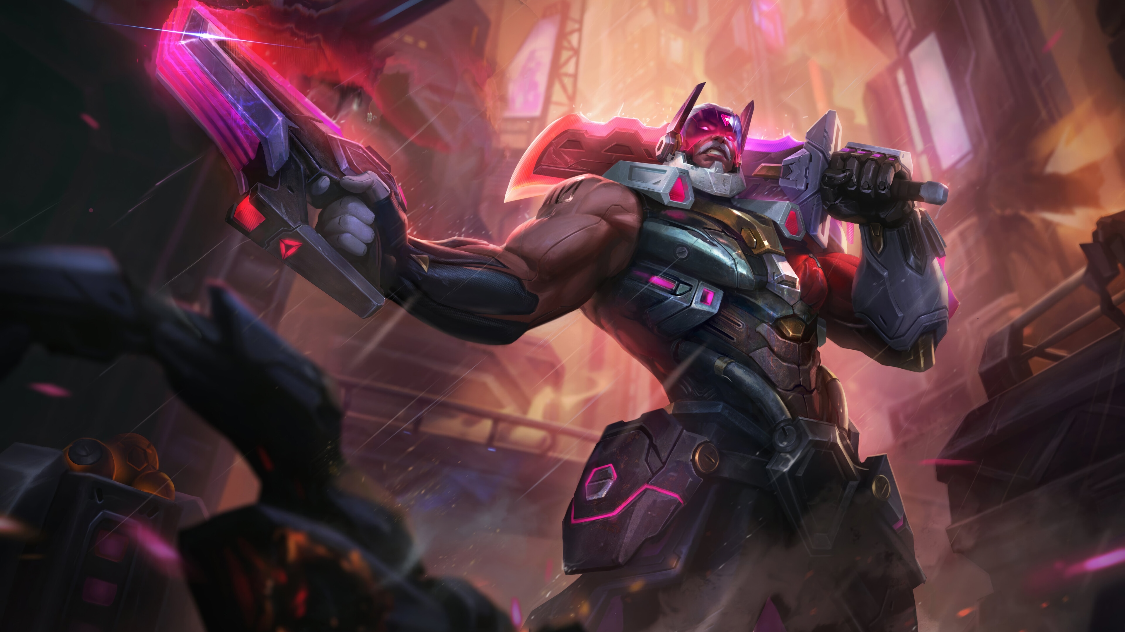Gangplank from League of Legends 4K Splash Art HD Wallpaper