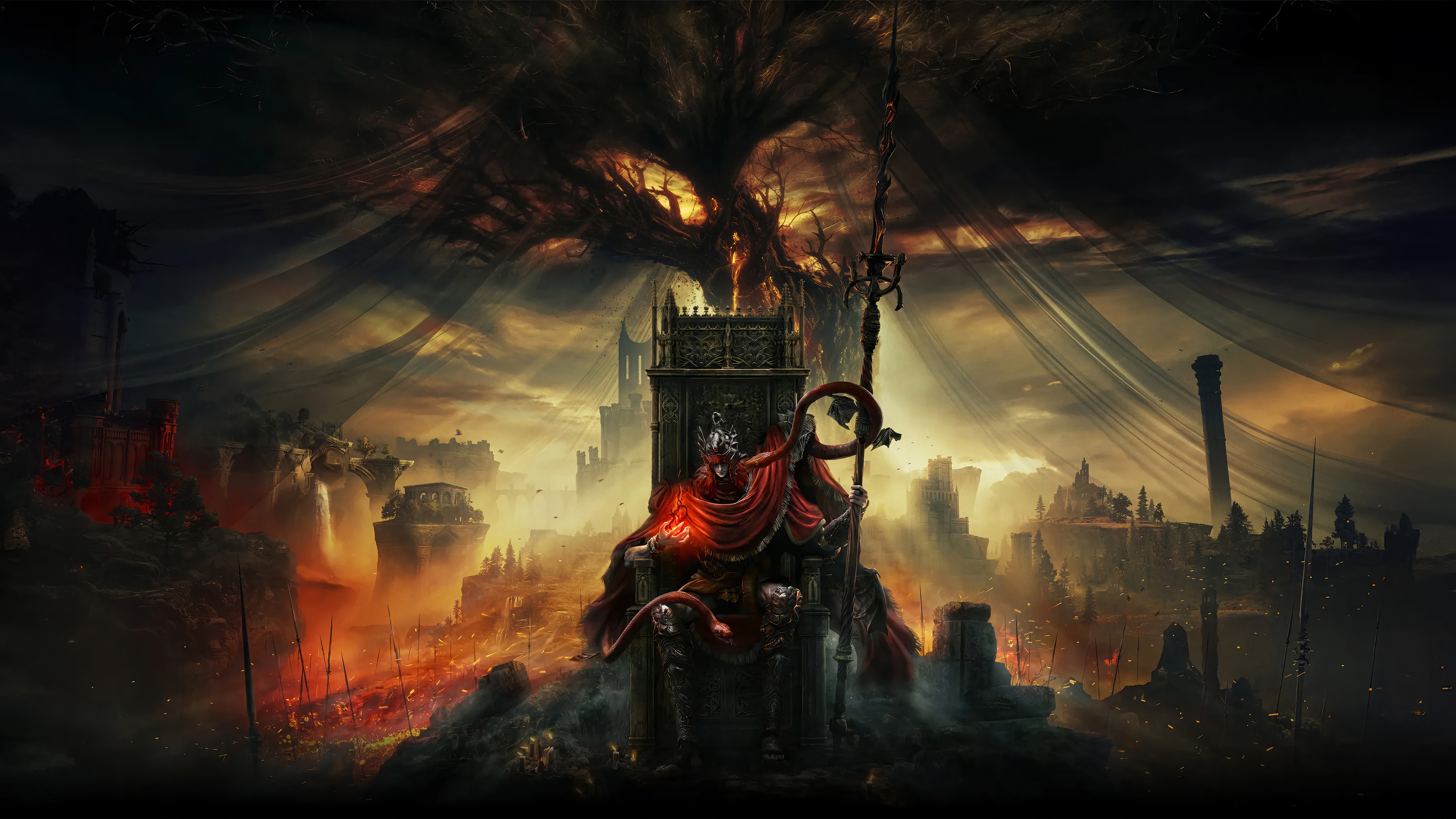 Elden Ring: Messmer The Impaler on Throne 4K HD Wallpaper