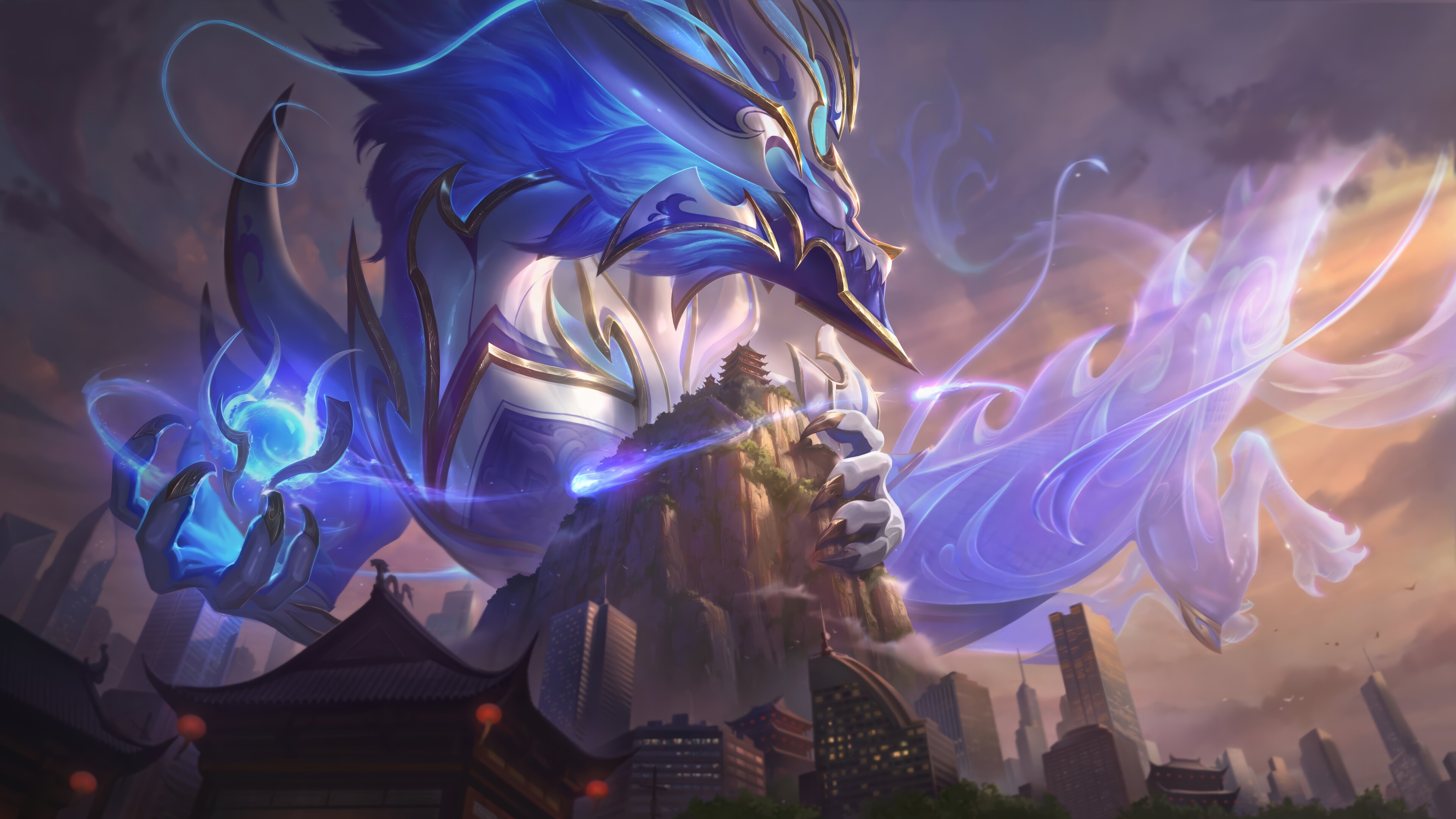 Aurelion Sol from League of Legends 4K HD Wallpaper