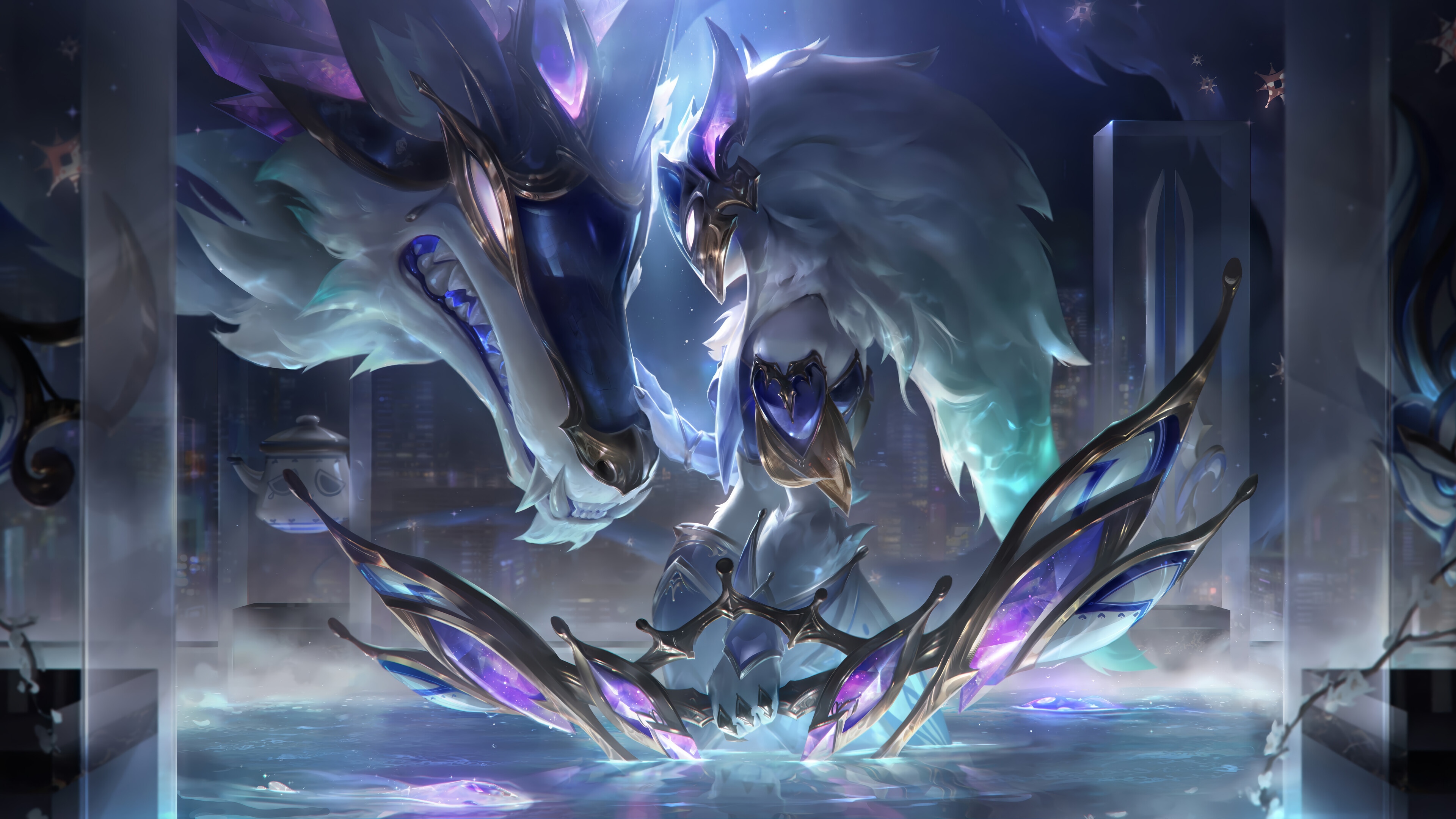Kindred from League of Legends 4K Splash Art HD Wallpaper