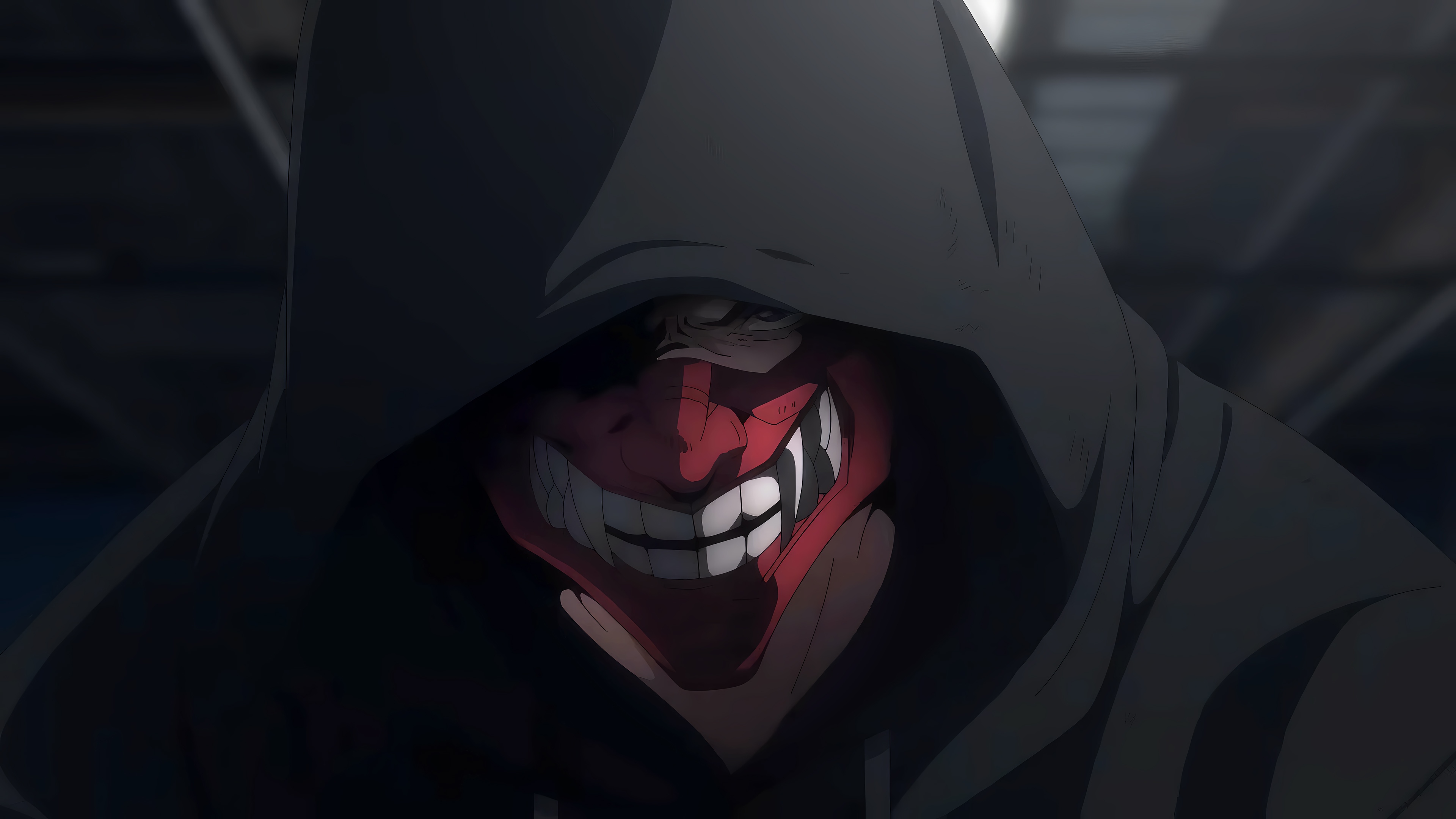 Joe Higan in Oni Mask from Ninja Kamui 4K HD Wallpaper