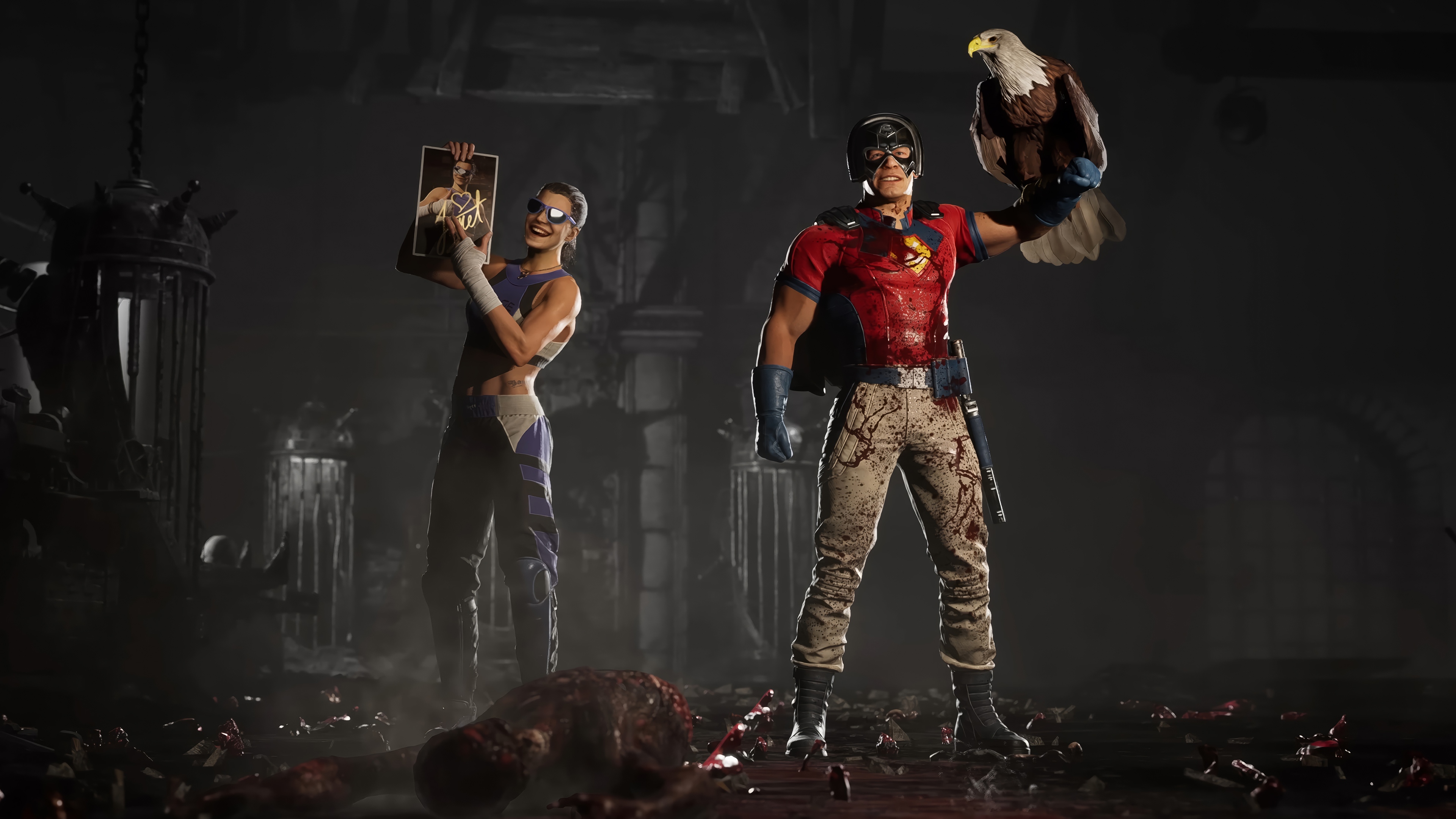 Mortal Kombat 1: Peacemaker and Eagly HD Wallpaper