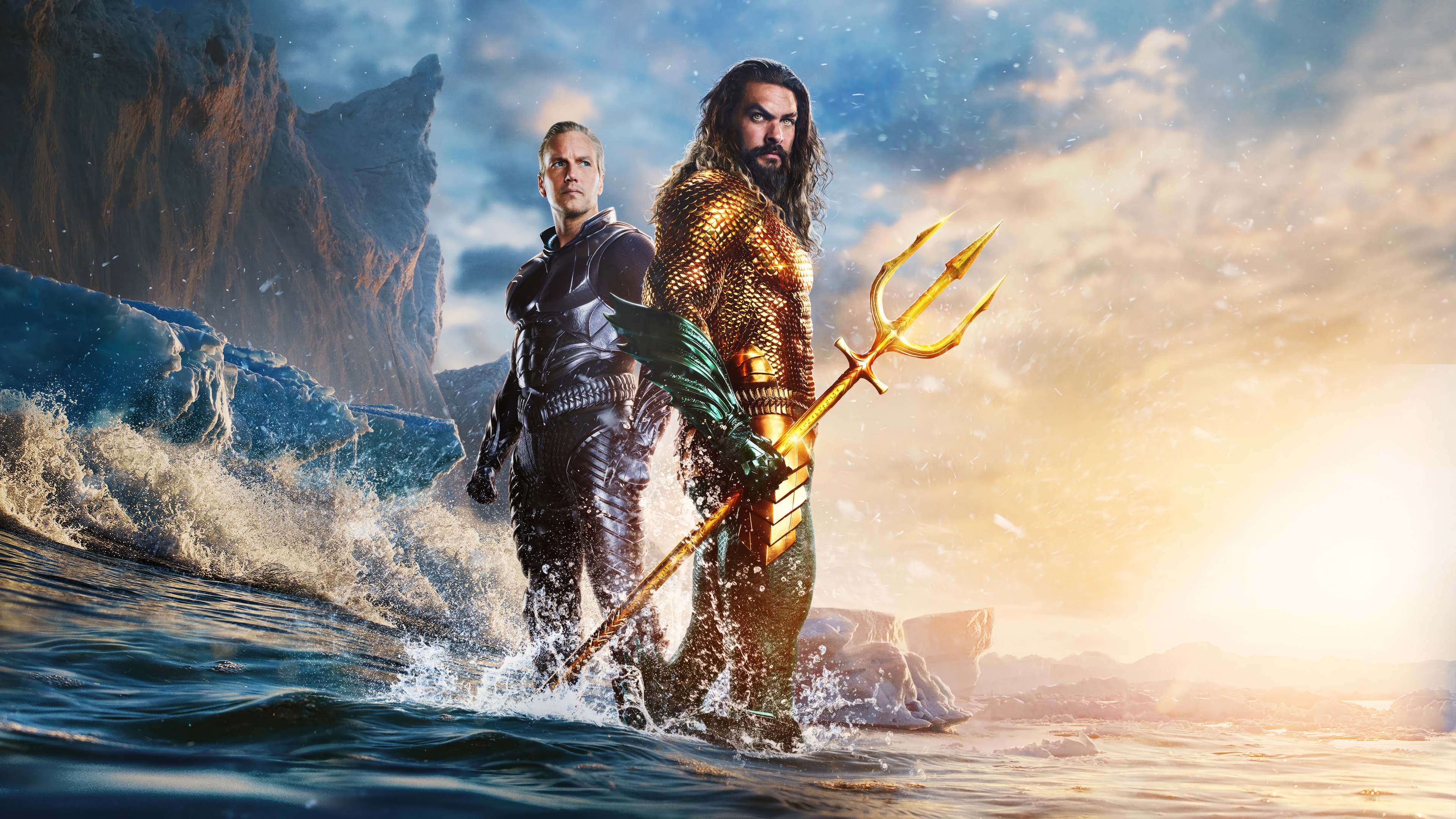 Aquaman and Ocean Master in Aquaman and the Lost Kingdom 4K HD Wallpaper