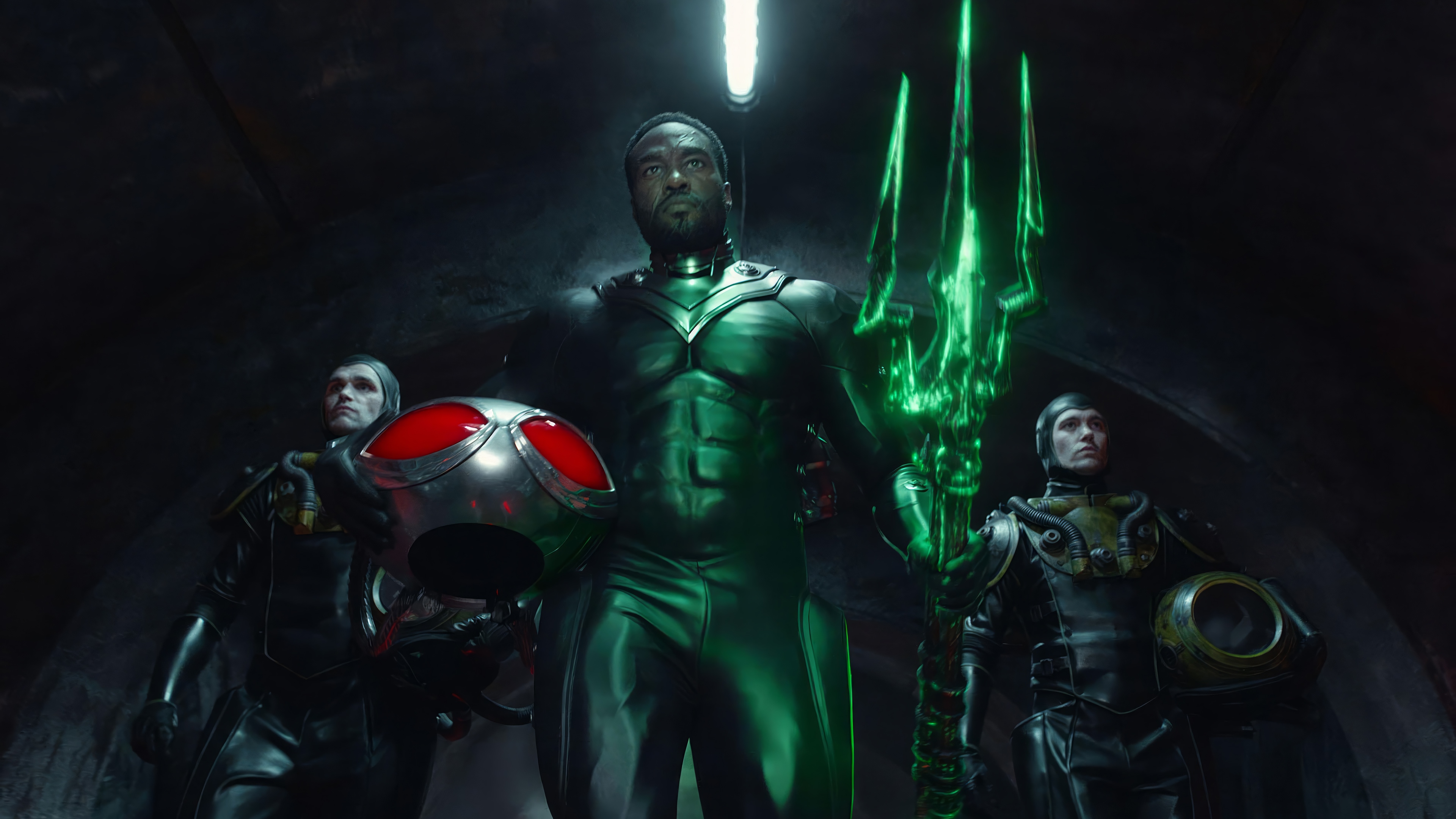 Black Manta with Trident in Aquaman and the Lost Kingdom 4K HD Wallpaper