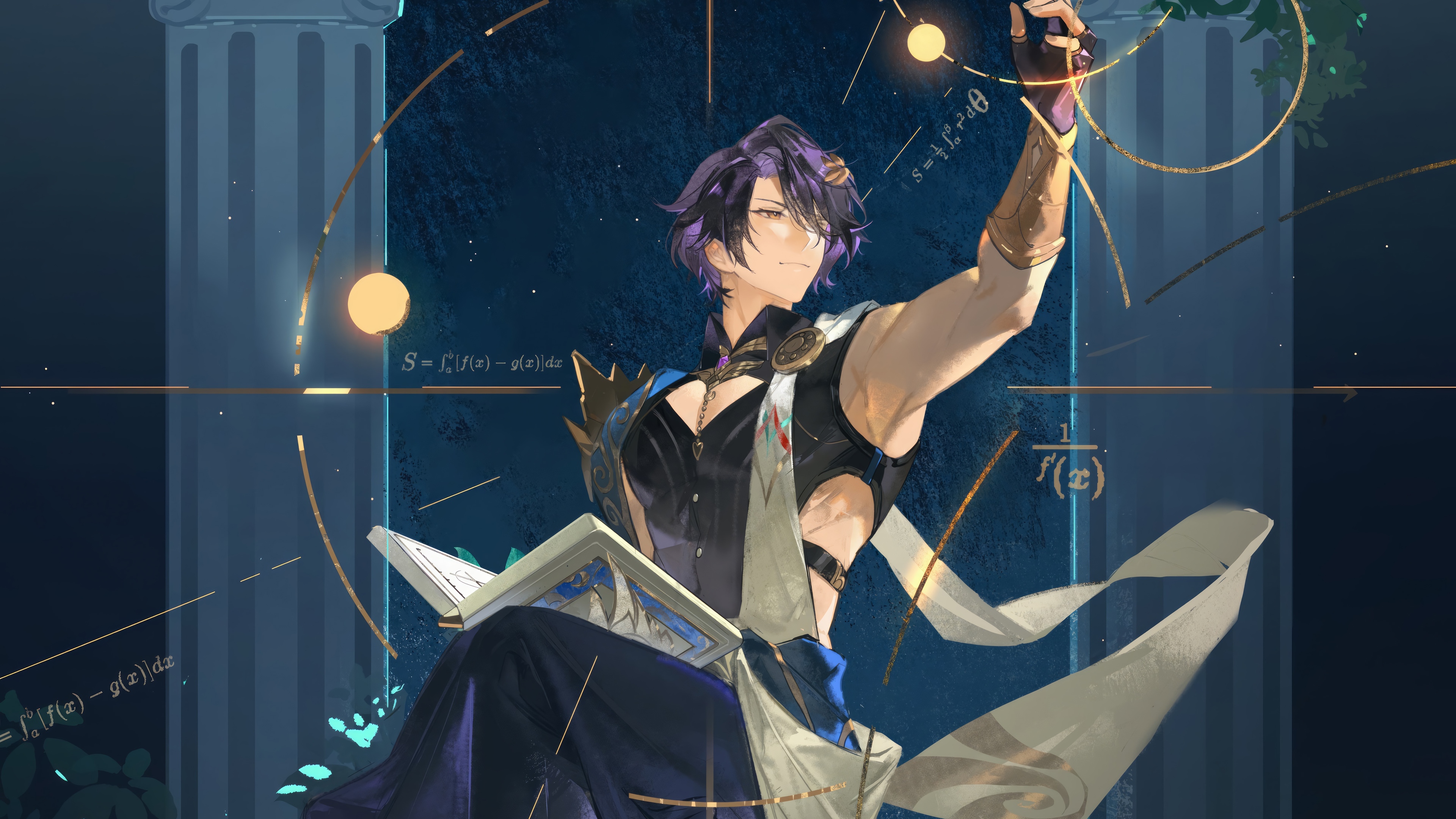 Dr. Ratio from Honkai: Star Rail in 4K HD Wallpaper