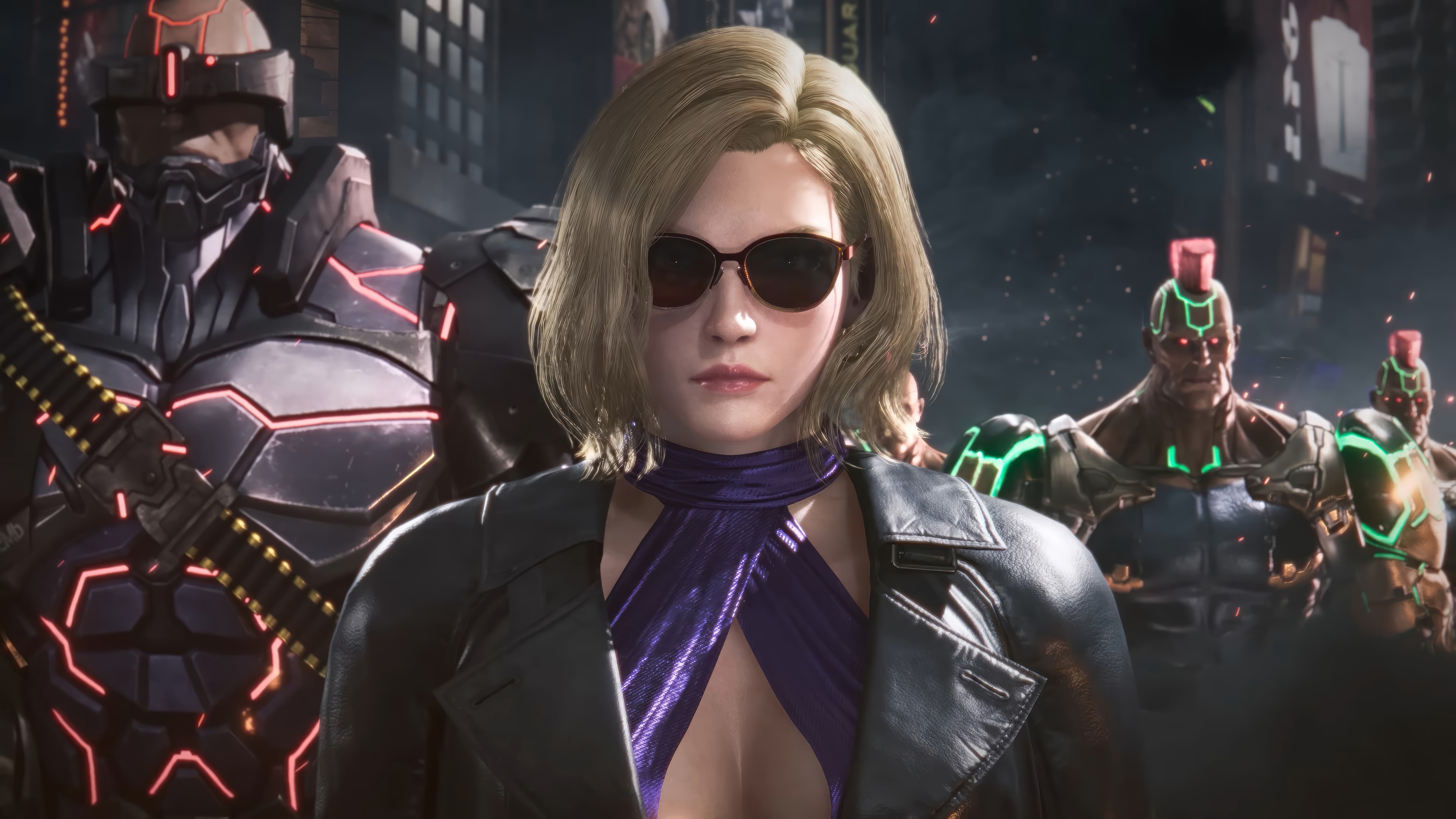 Nina Williams and allies in Tekken 8 HD Wallpaper