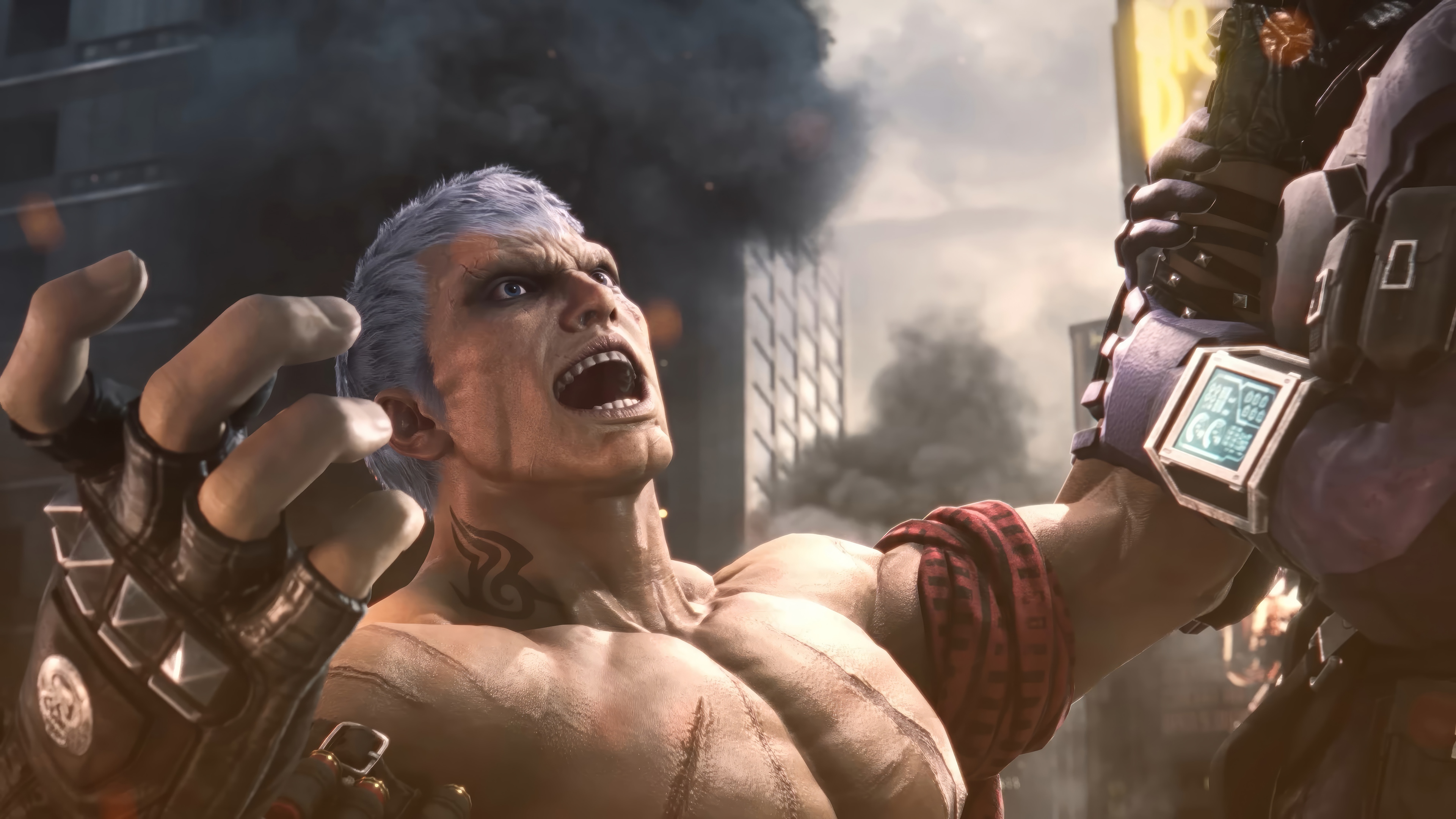 Brian Fury in Tekken 8 4K HD Wallpaper