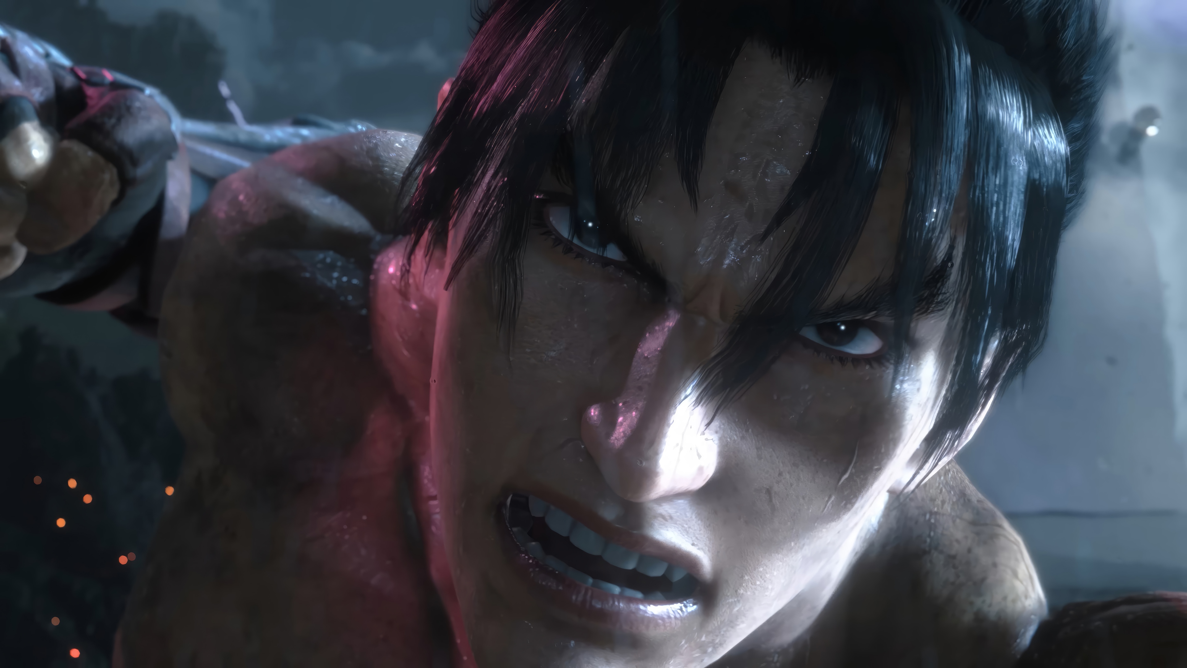 Jin Kazama in Tekken 8 4K HD Wallpaper