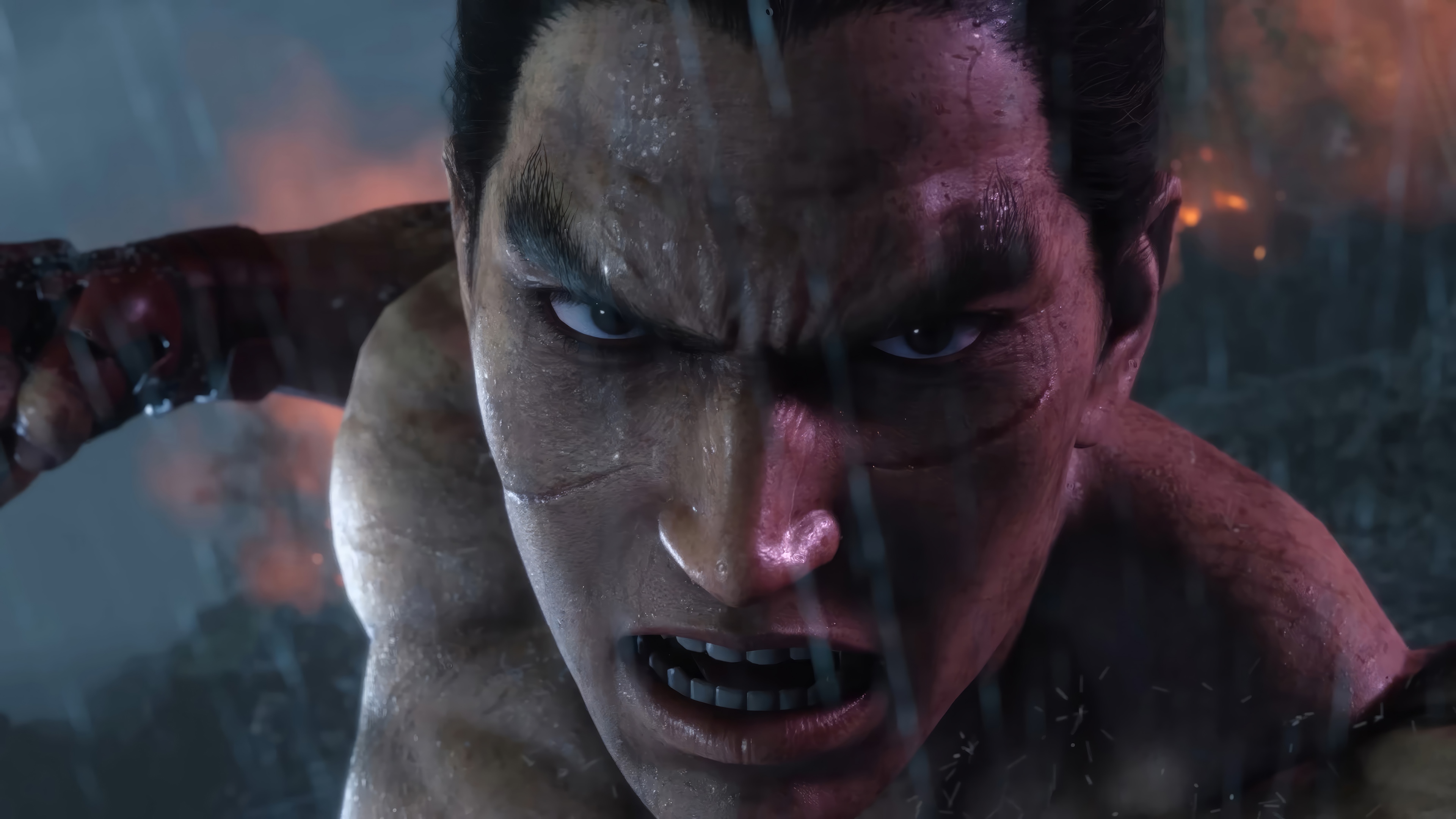 Kazuya Mishima in Tekken 8 4K HD Wallpaper