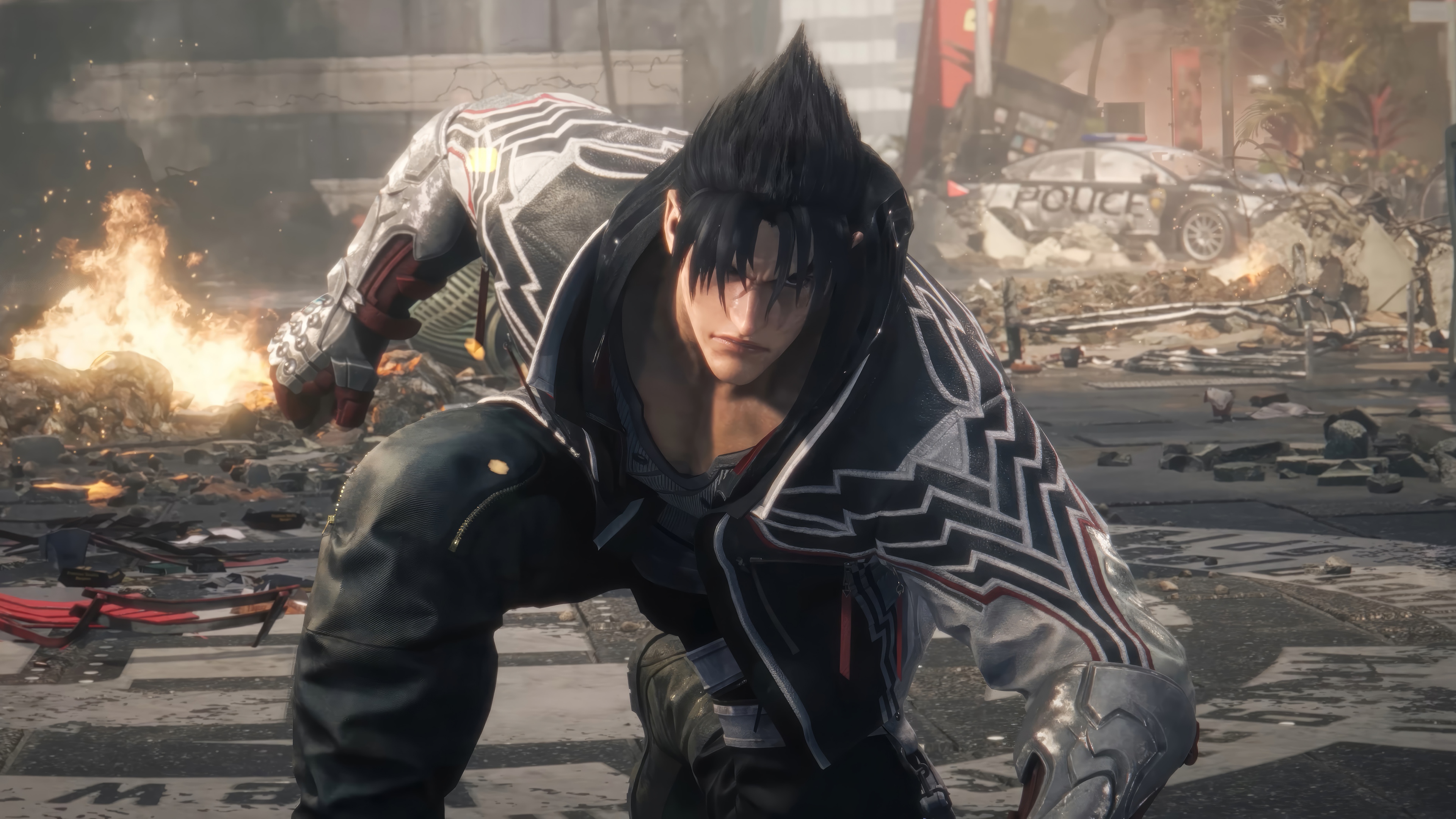 Jin Kazama in Tekken 8 4K HD Wallpaper