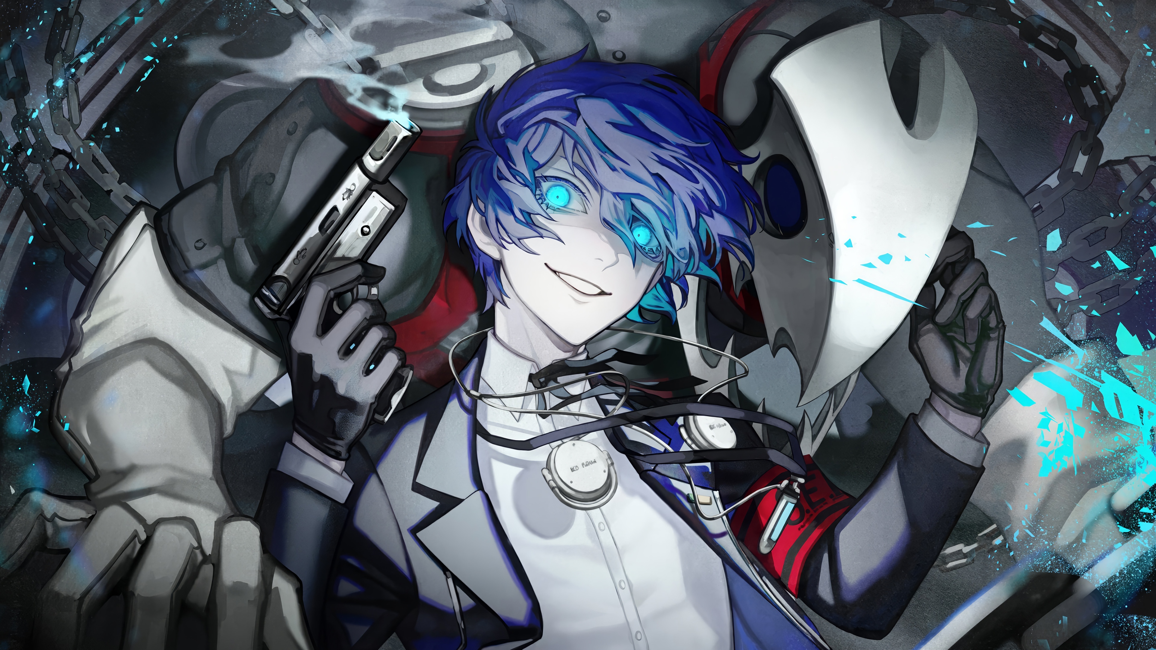 Makoto Yuki from Persona 3 Reload holding a gun HD Wallpaper
