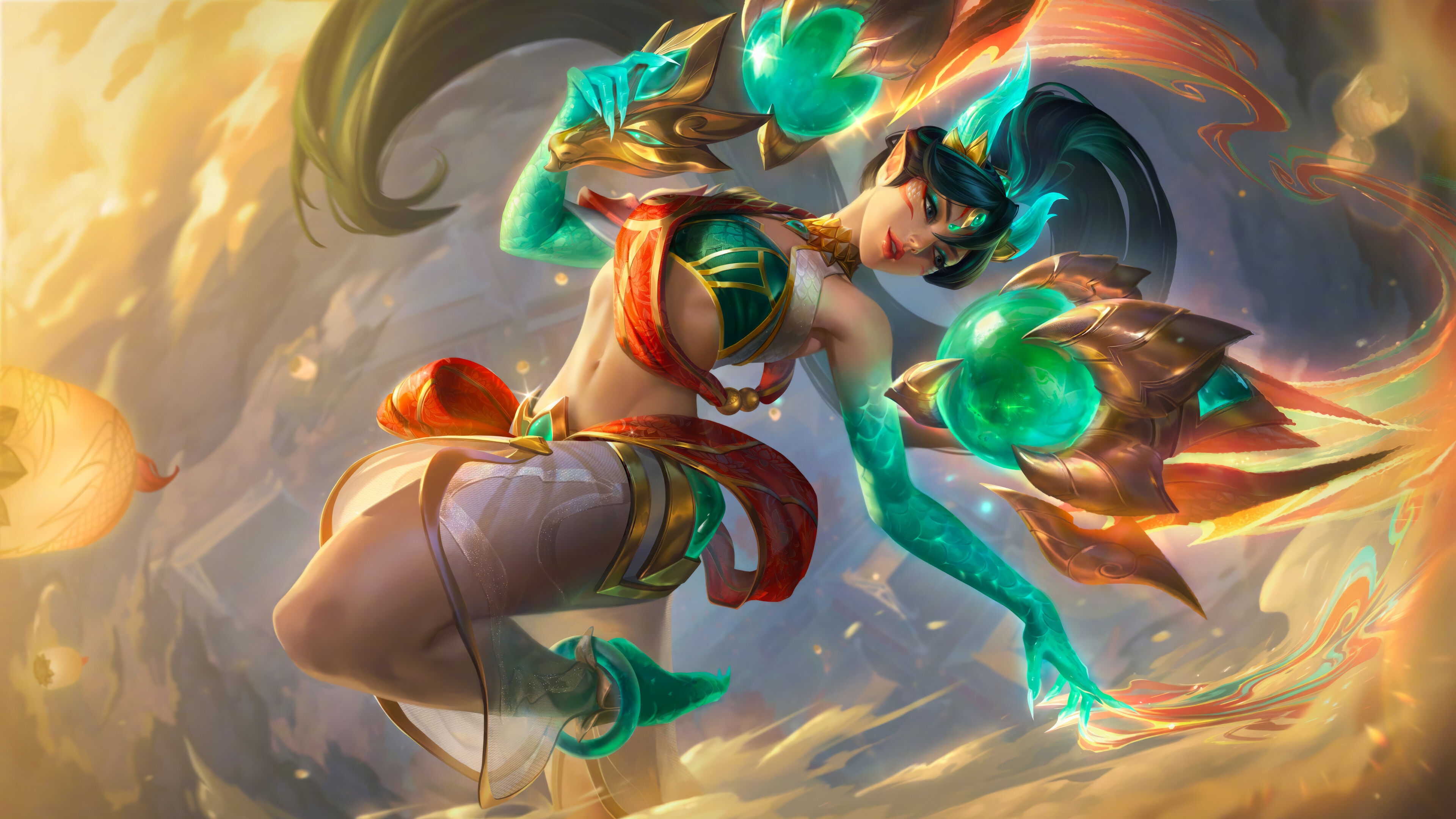 Heavenscale League of Legends Splash Art 4K HD Wallpaper