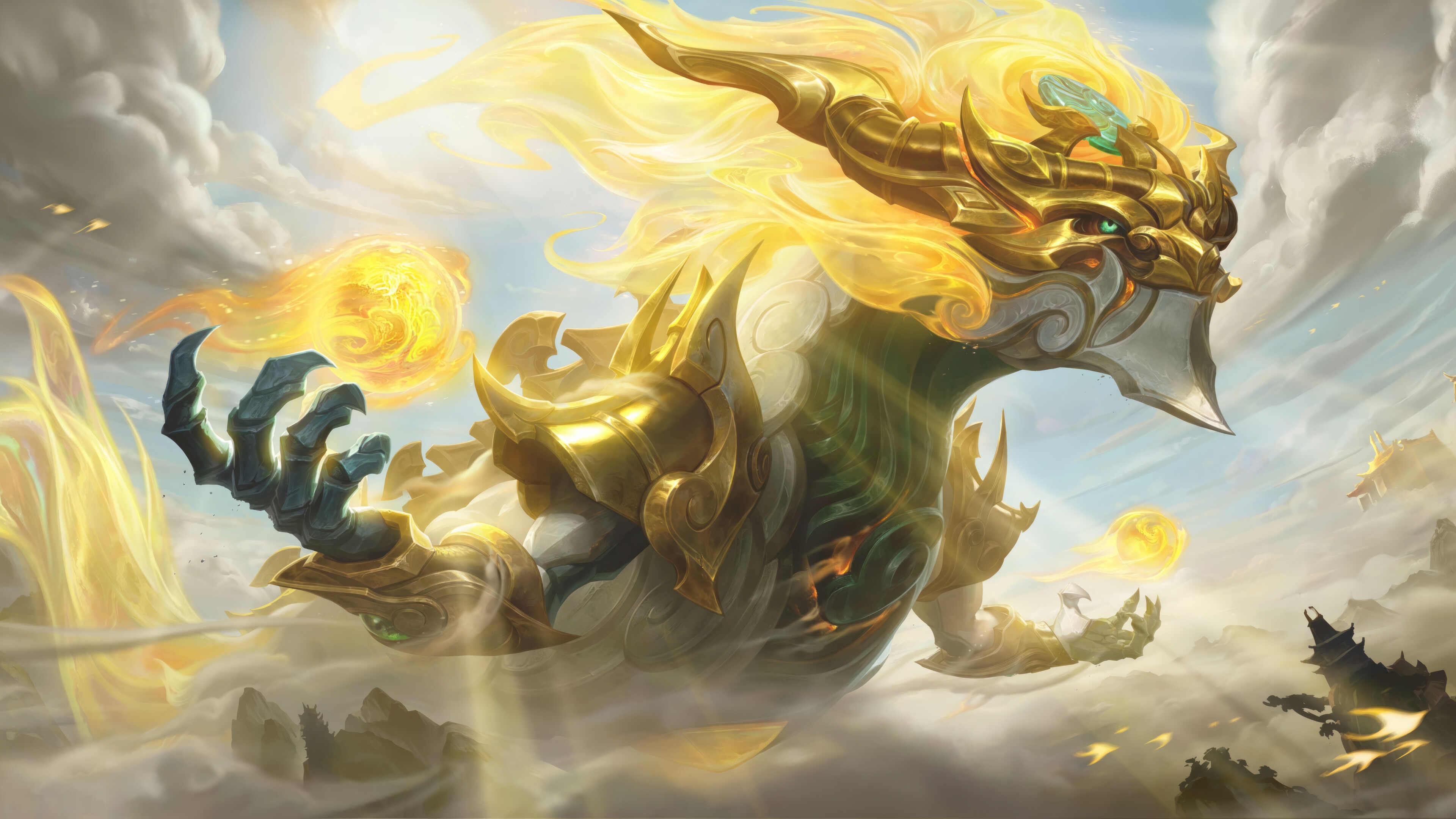 Aurelion Sol from League of Legends 4K HD Wallpaper