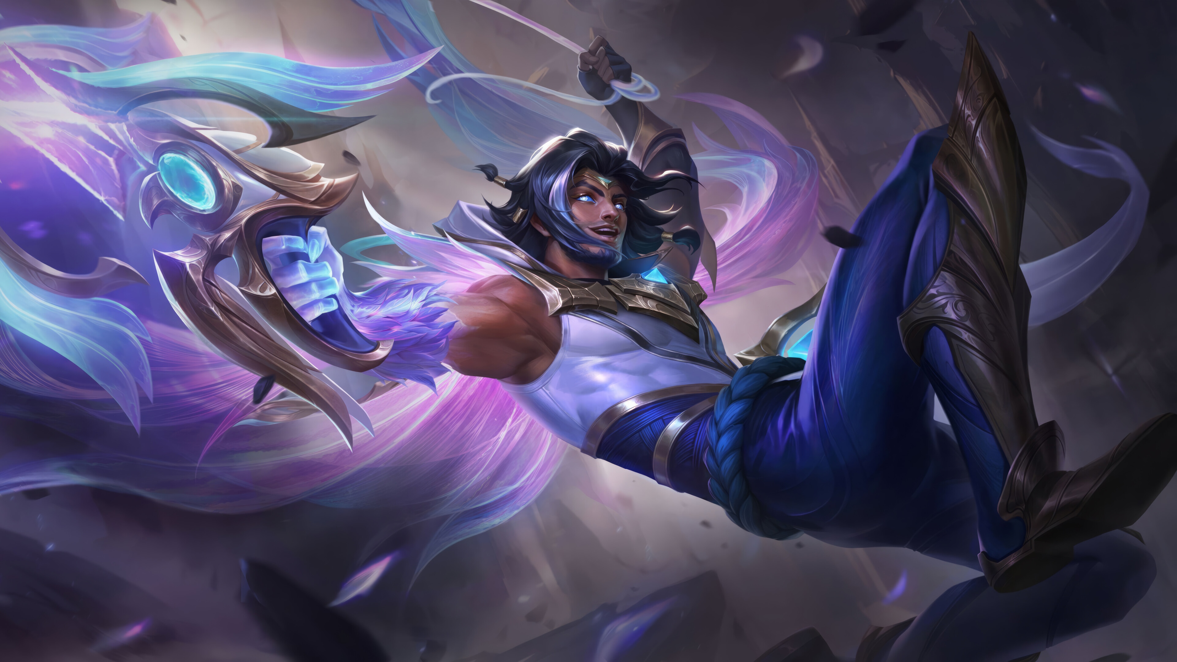 Dawnbringer Akshan League of Legends Splash Art 4K HD Wallpaper