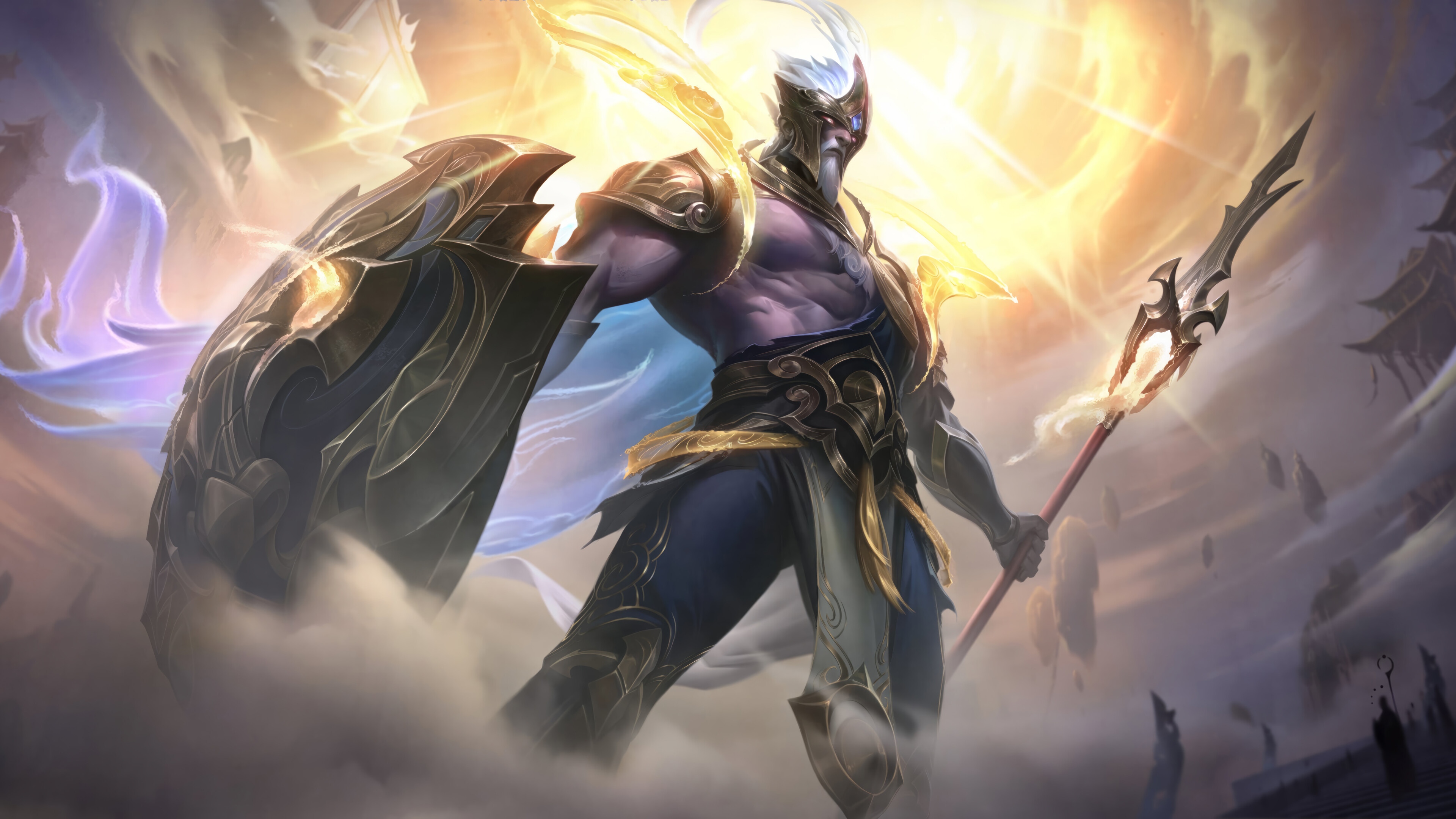 Pantheon from League of Legends 4K HD Wallpaper