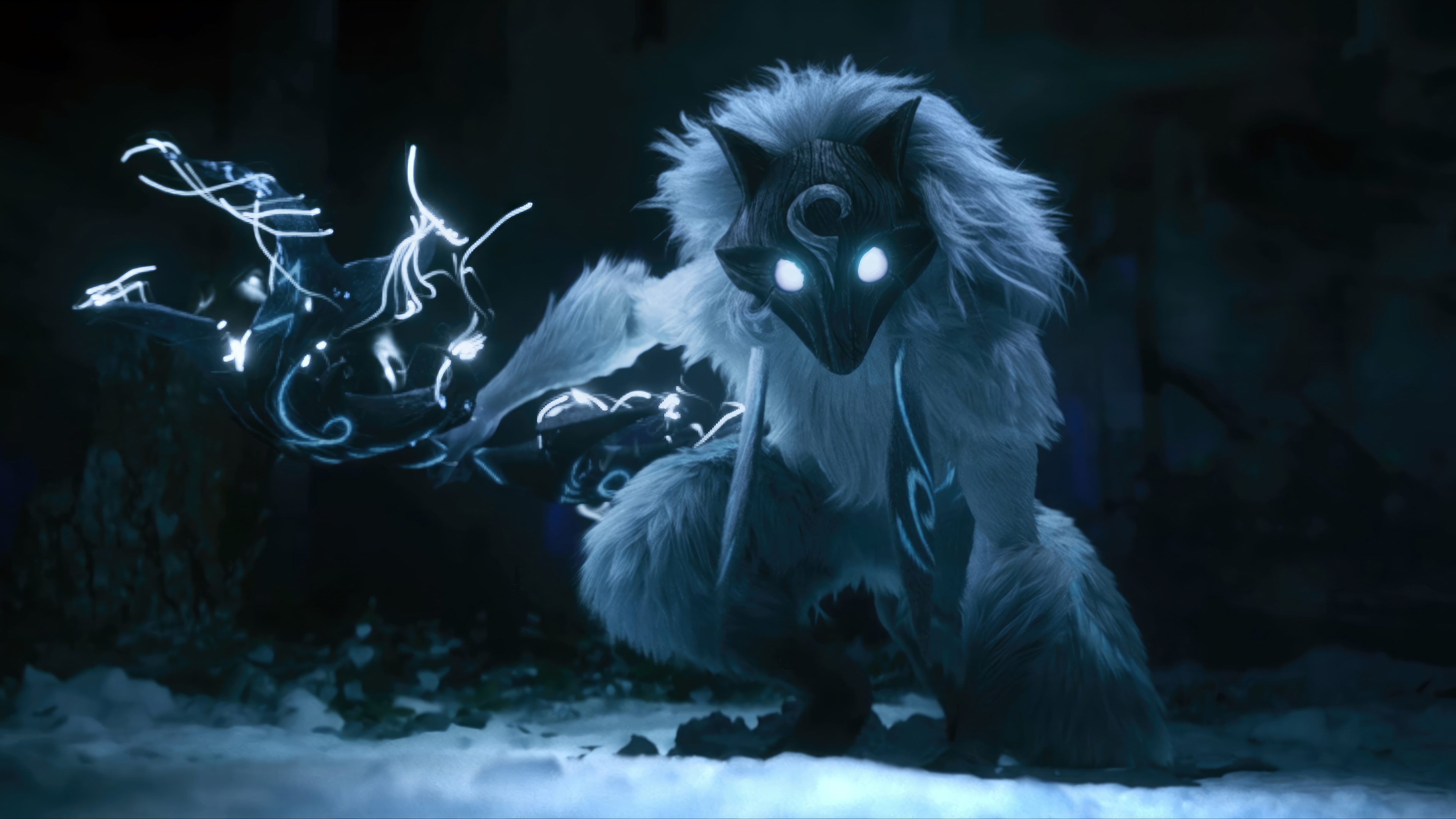 Kindred from League of Legends in 4K HD Wallpaper