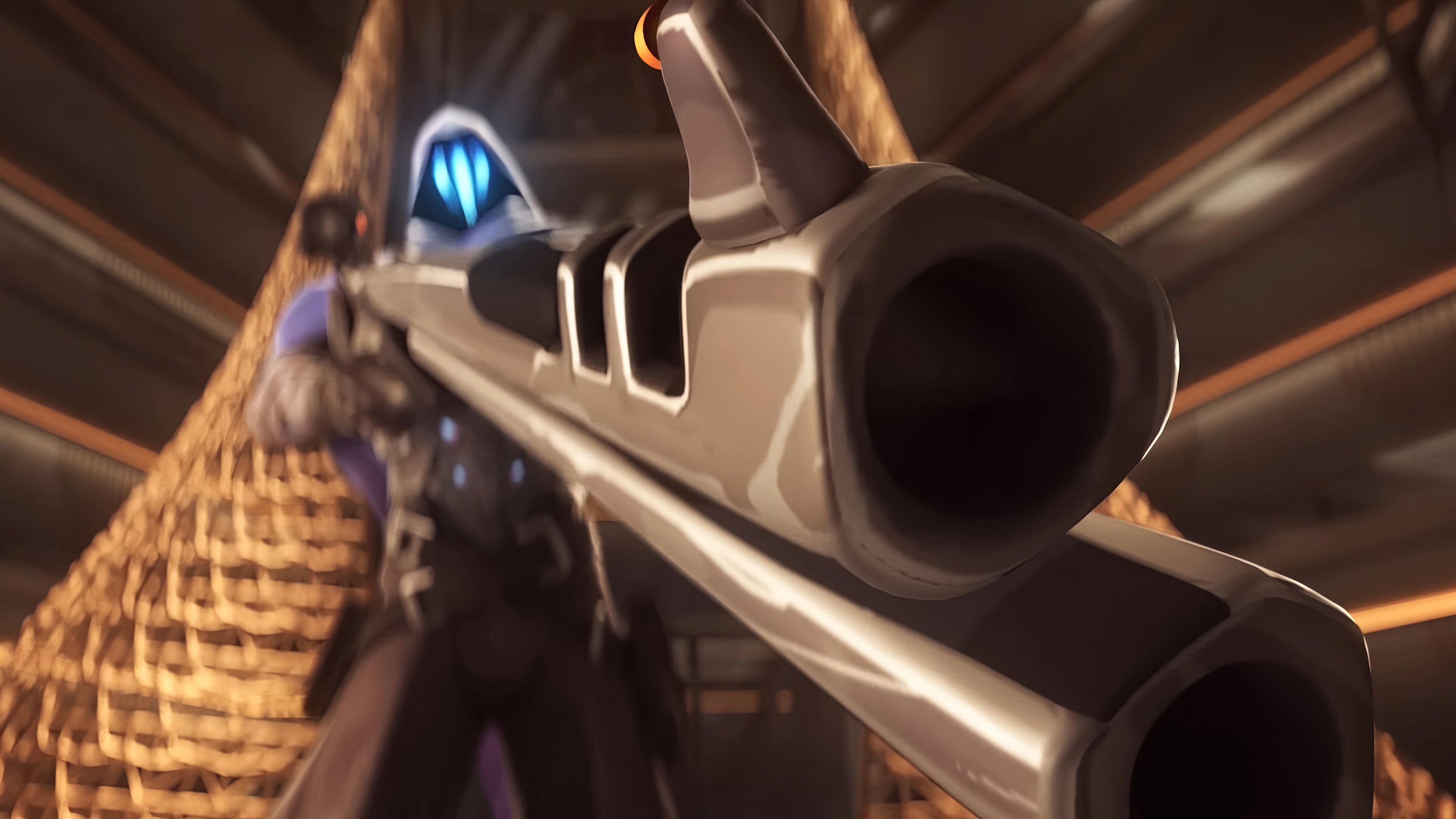 Omen from Valorant aiming a rifle HD Wallpaper