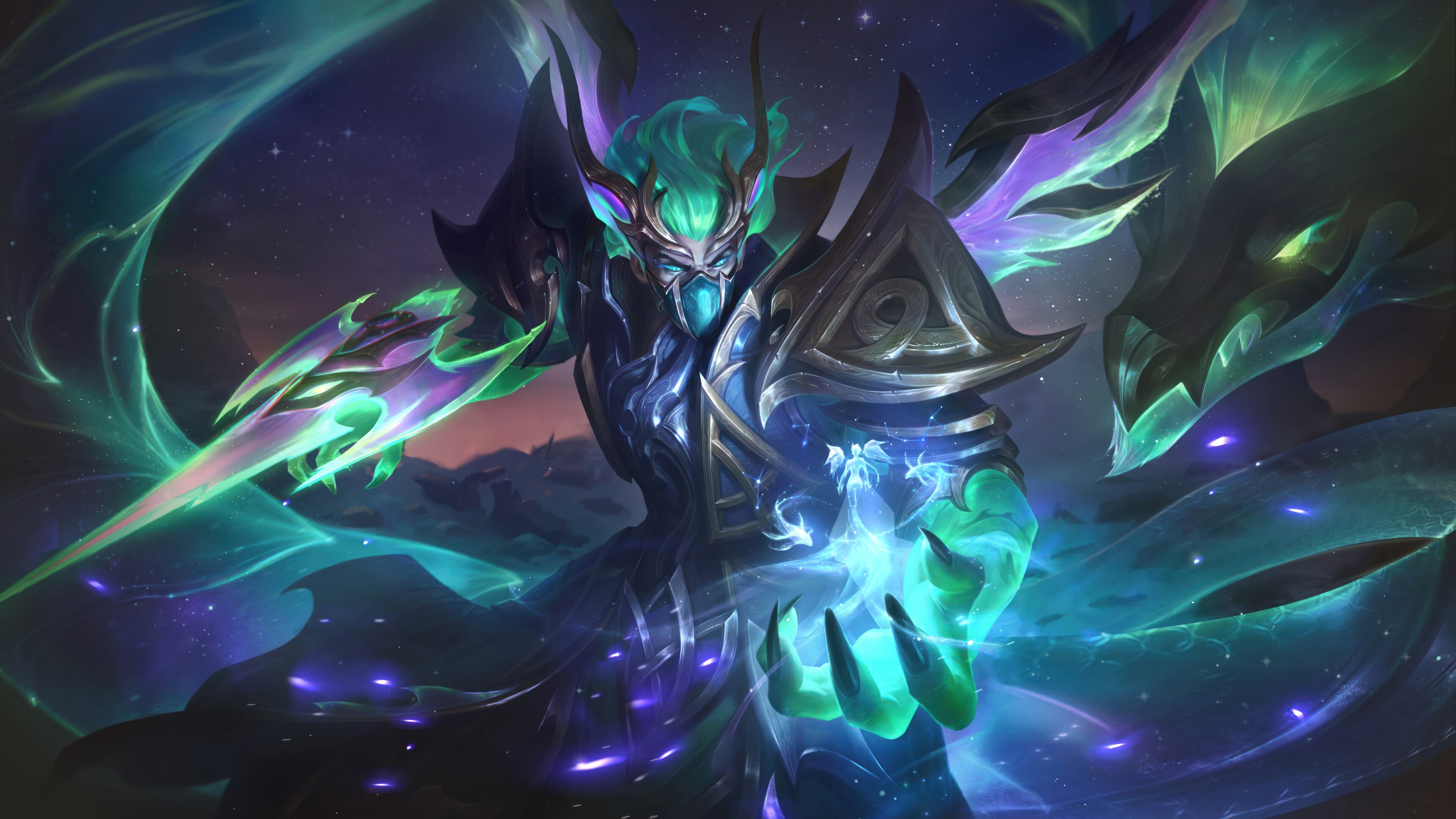 Dragonmancer Kassadin Splash Art 4K HD Wallpaper