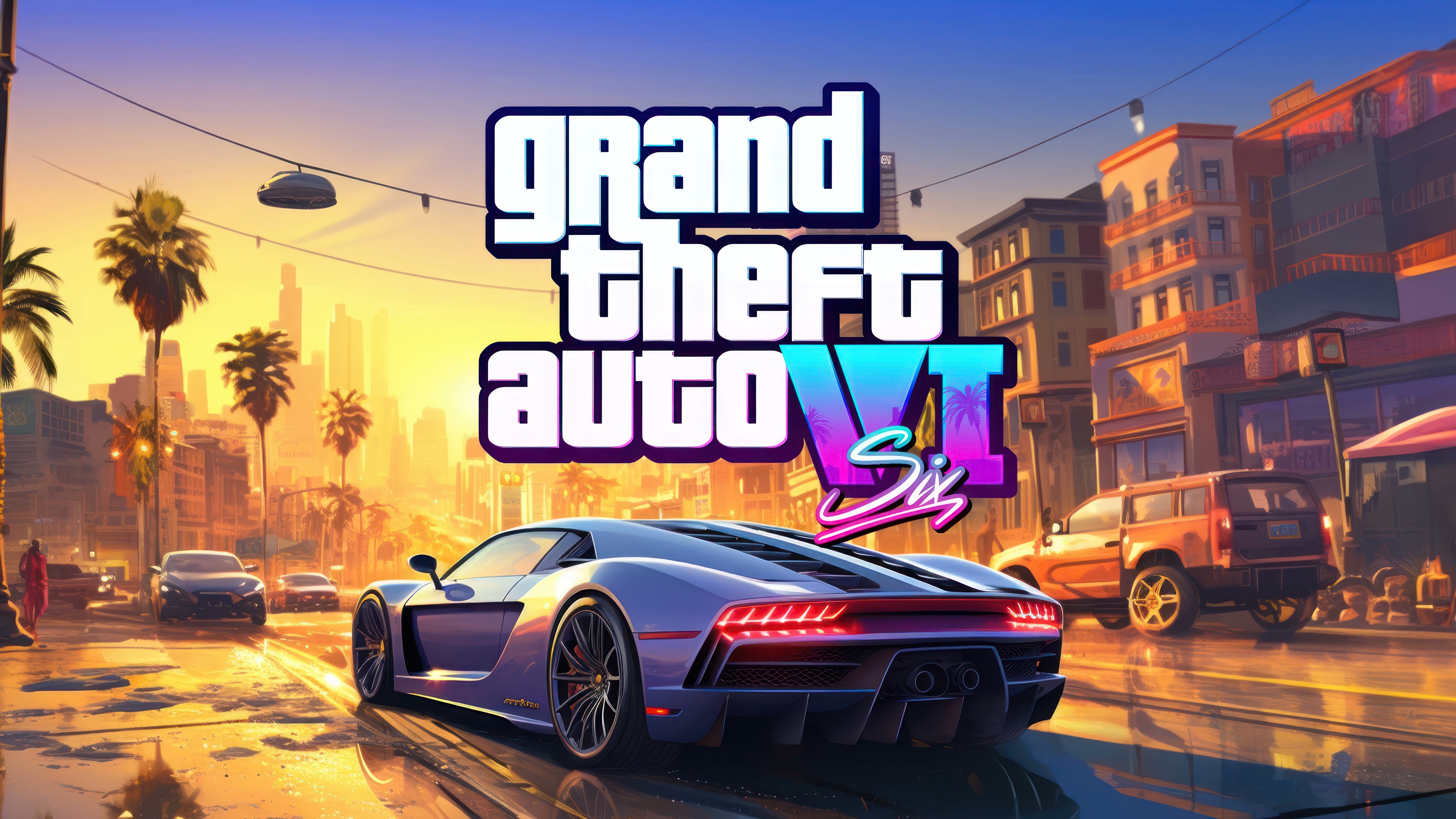 Grand Theft Auto VI 4K HD Wallpaper
