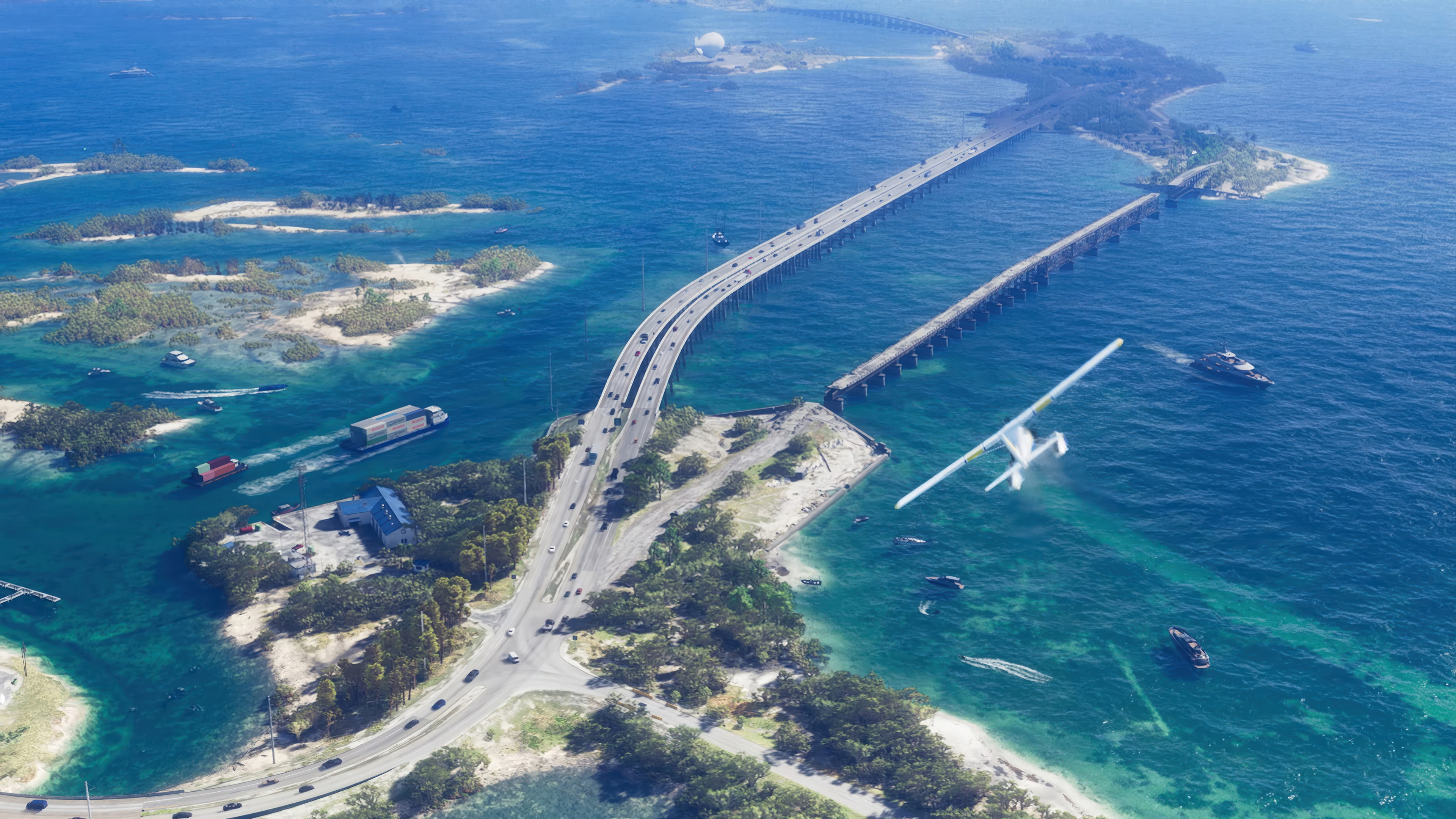Grand Theft Auto 6 4K Aerial View of Bridges and Islands HD Wallpaper