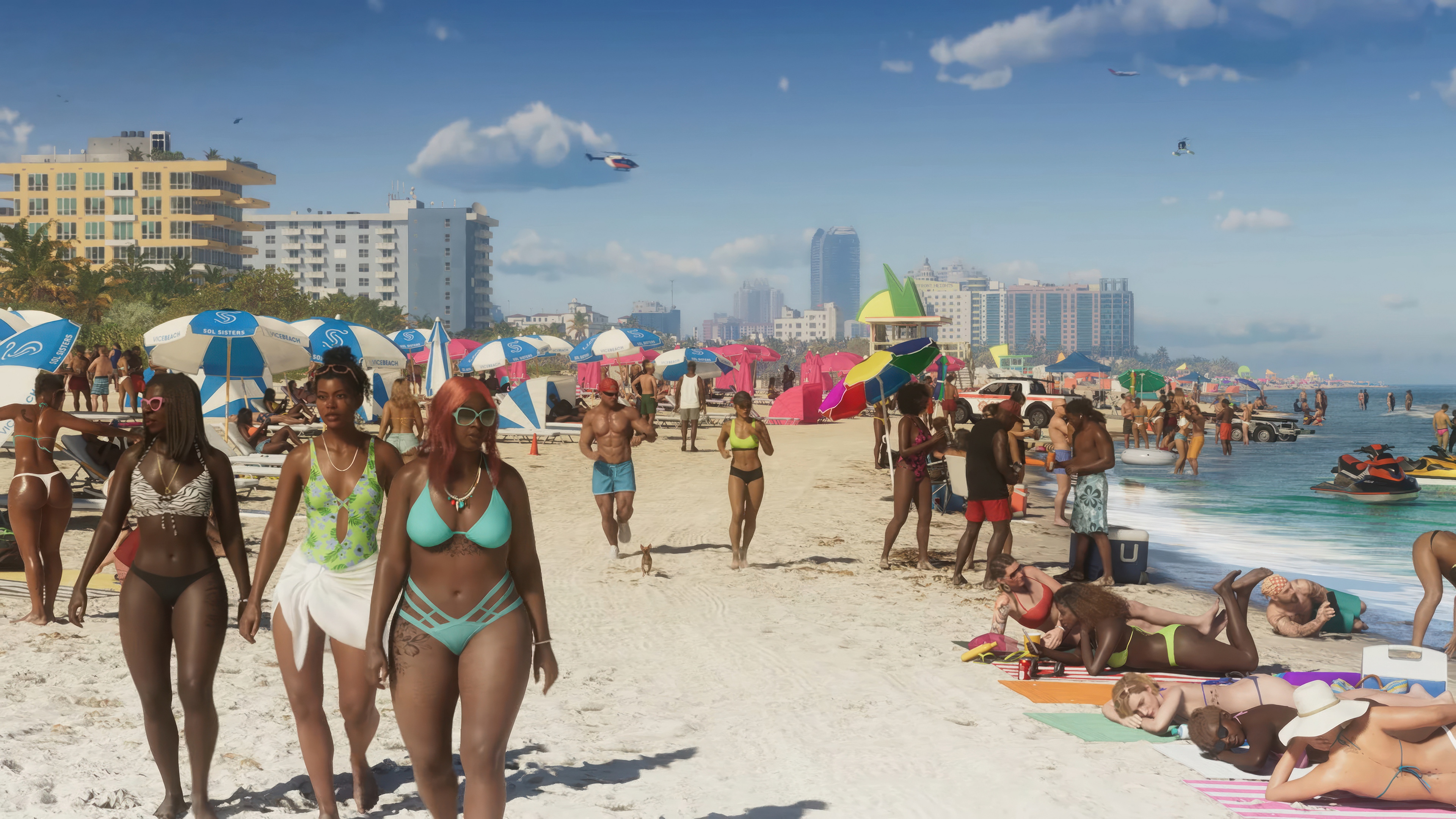 Grand Theft Auto 6 Beach Scene 4K HD Wallpaper