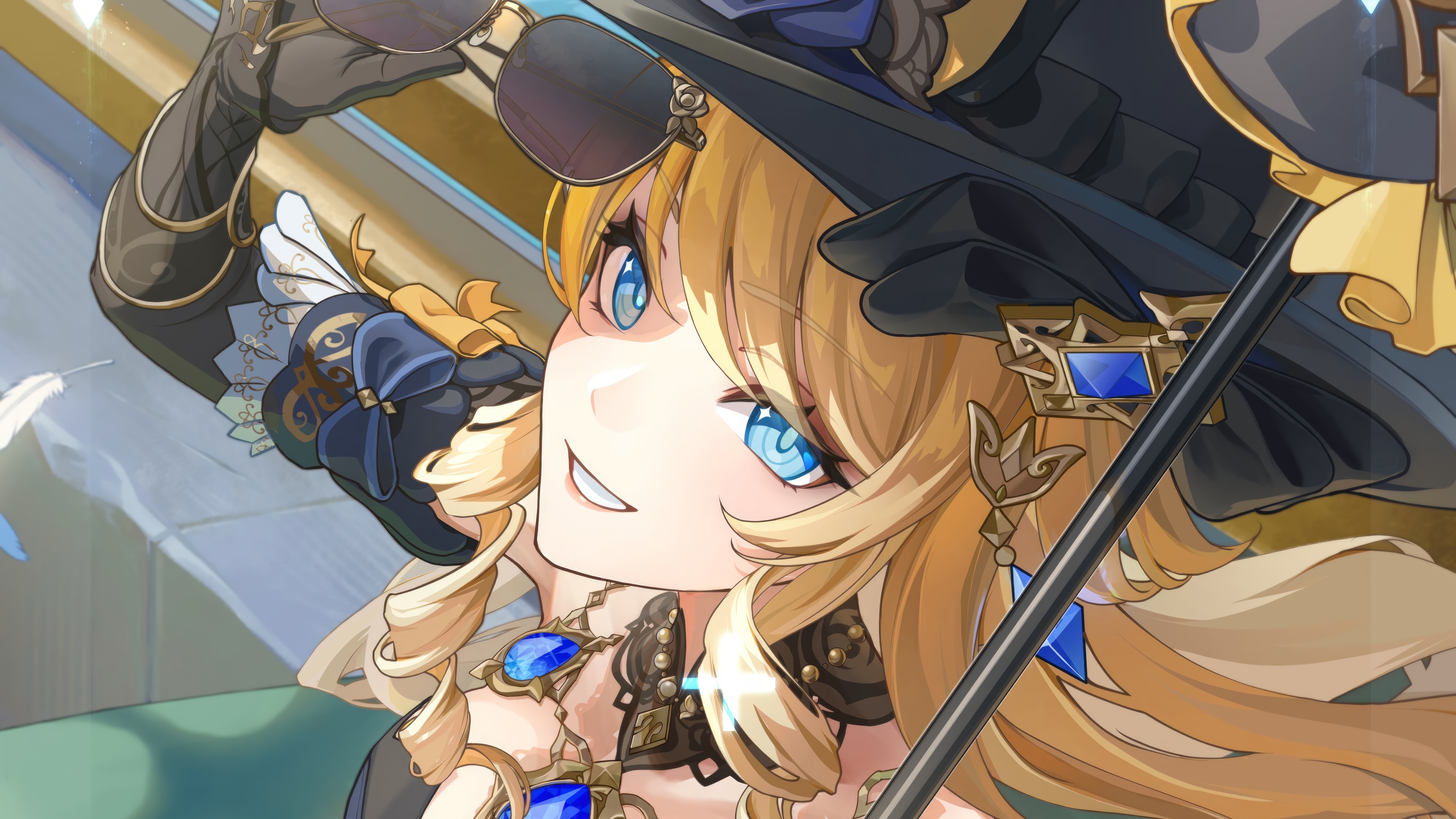 Navia from Genshin Impact HD Wallpaper