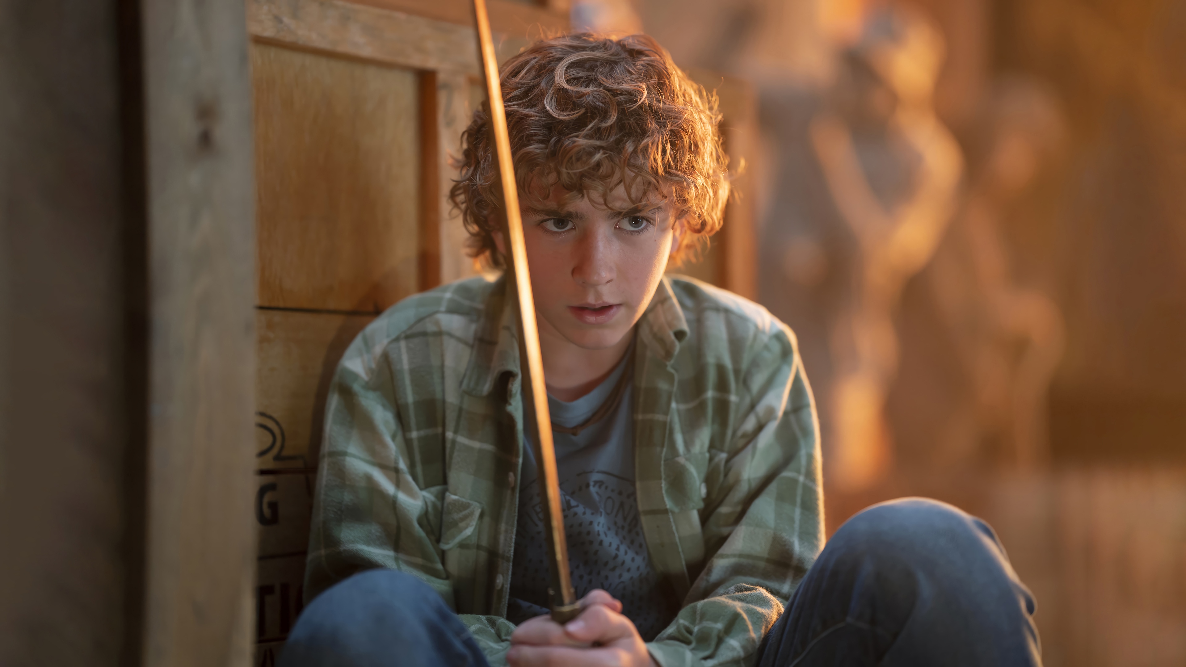 Walker Scobell as Percy Jackson in 4K HD Wallpaper