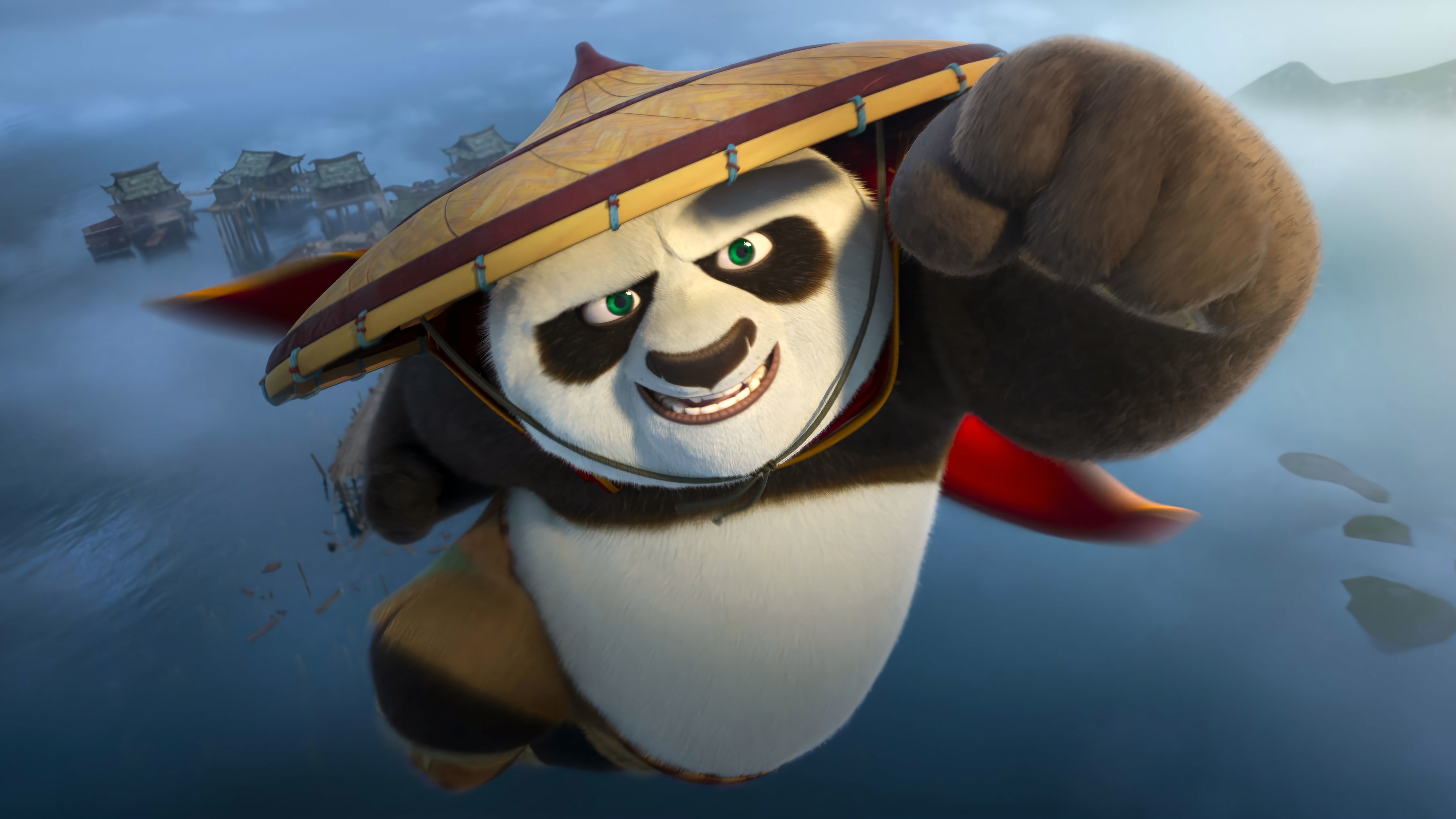 Po from Kung Fu Panda 4 in 4K HD Wallpaper
