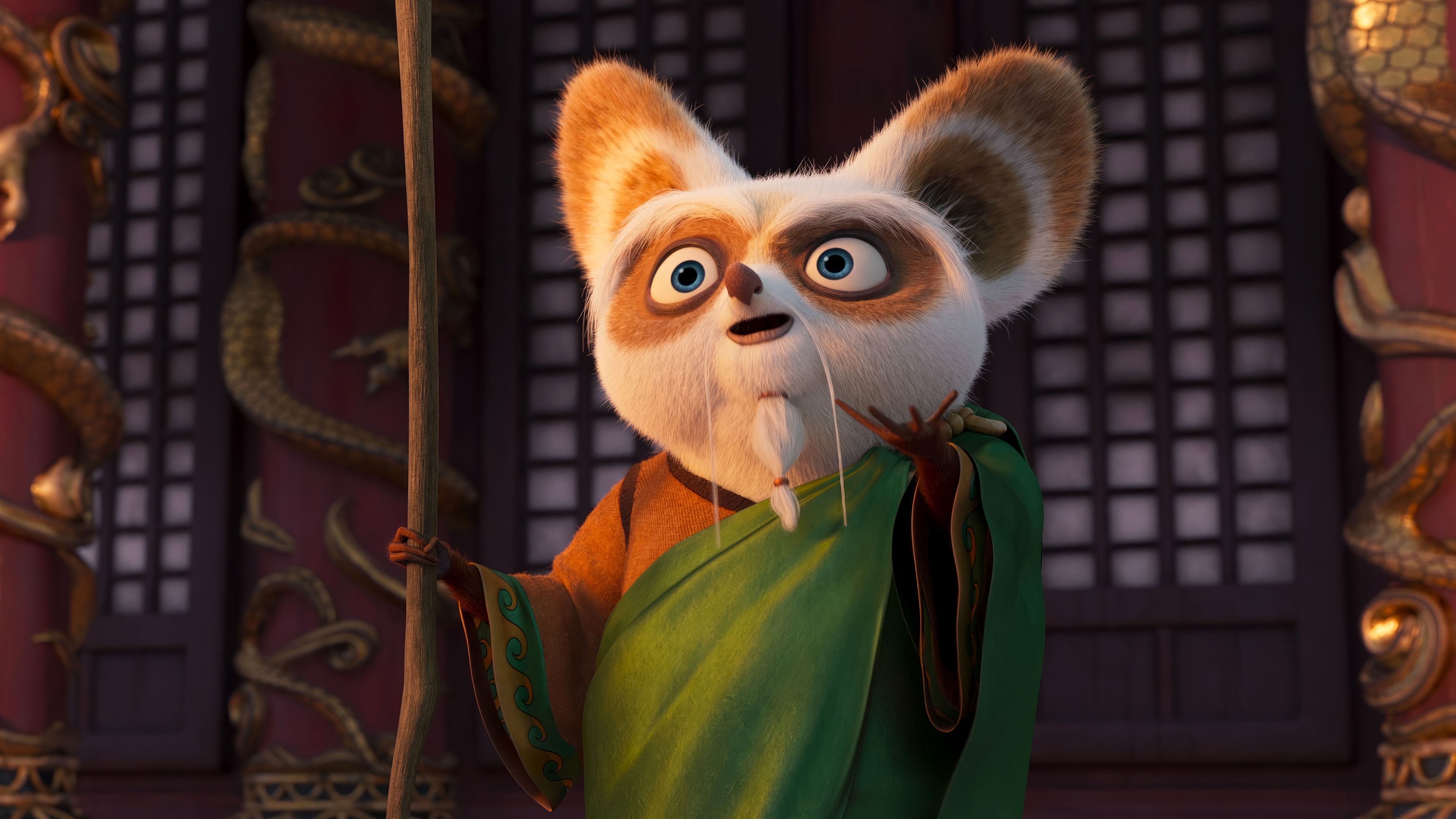 Master Shifu in Kung Fu Panda 4K HD Wallpaper