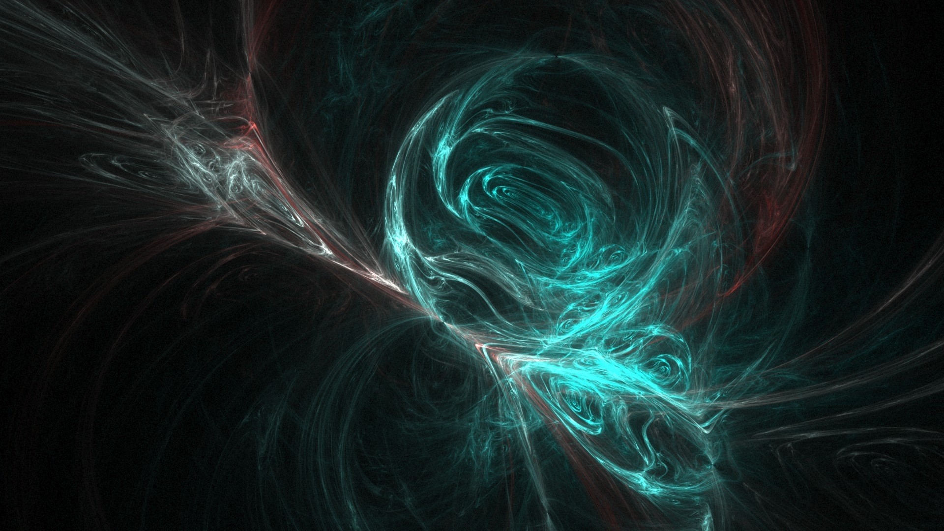 Abstract fractal shroud and smoke lines HD Wallpaper