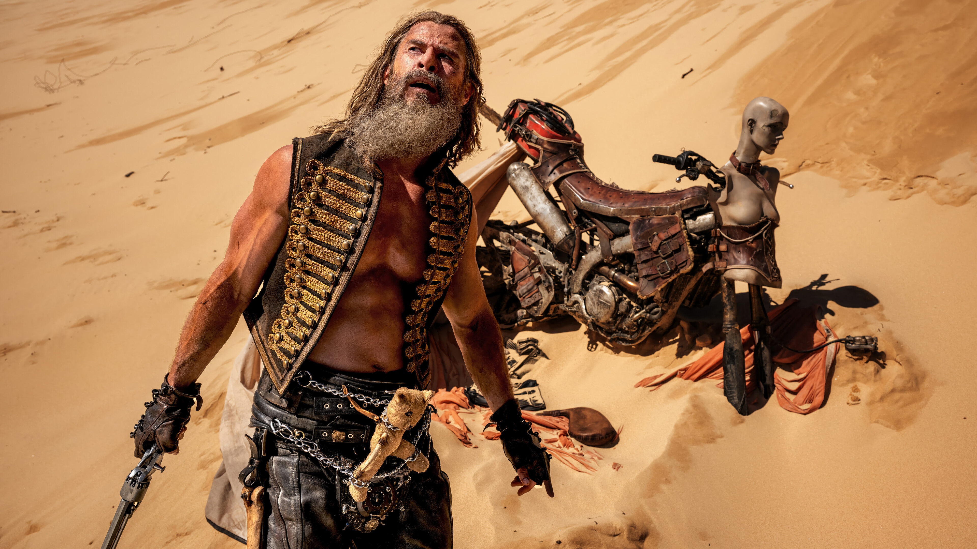Chris Hemsworth in Furiosa: A Mad Max Saga 4K HD Wallpaper