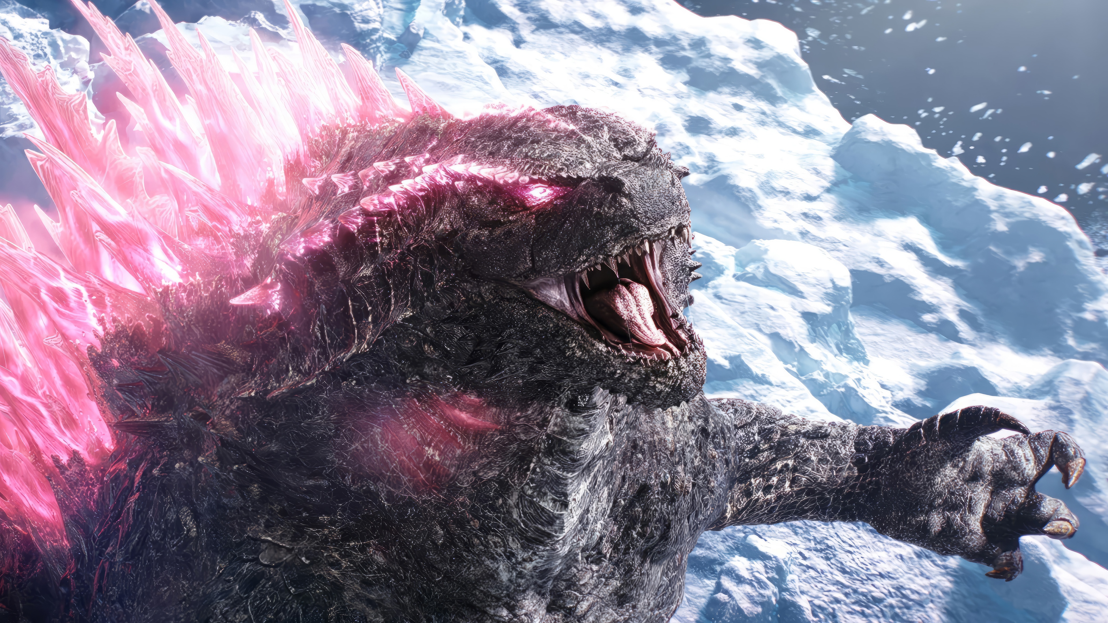 Godzilla in Godzilla x Kong: The New Empire 4K HD Wallpaper