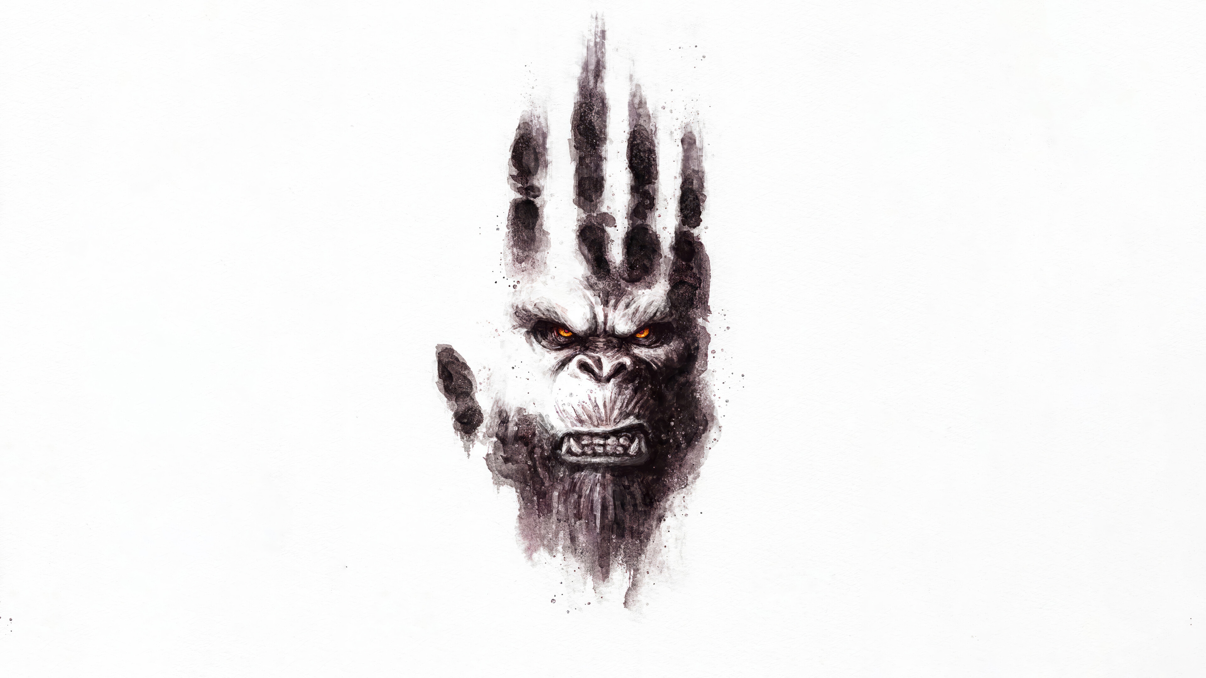 King Kong Handprint 4K HD Wallpaper