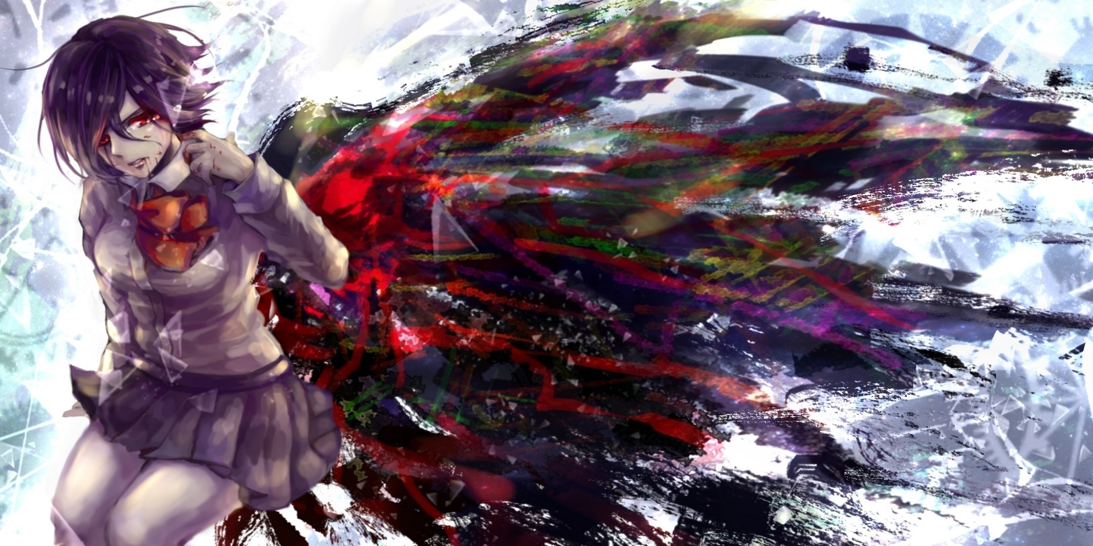 Touka Kirishima from Tokyo Ghoul HD Wallpaper